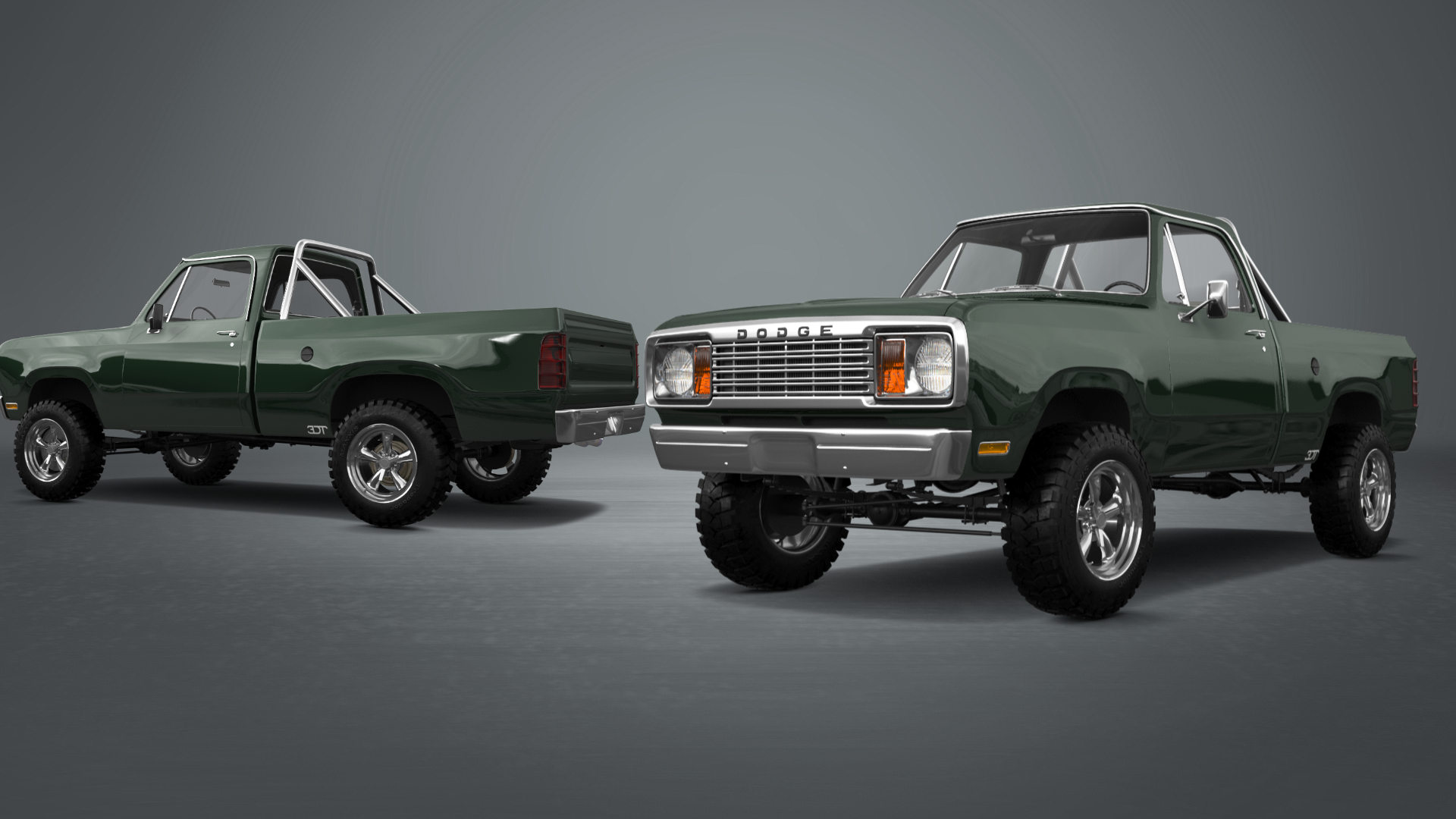 Dodge Power Wagon W200 2 Door pickup truck 1977 tuning