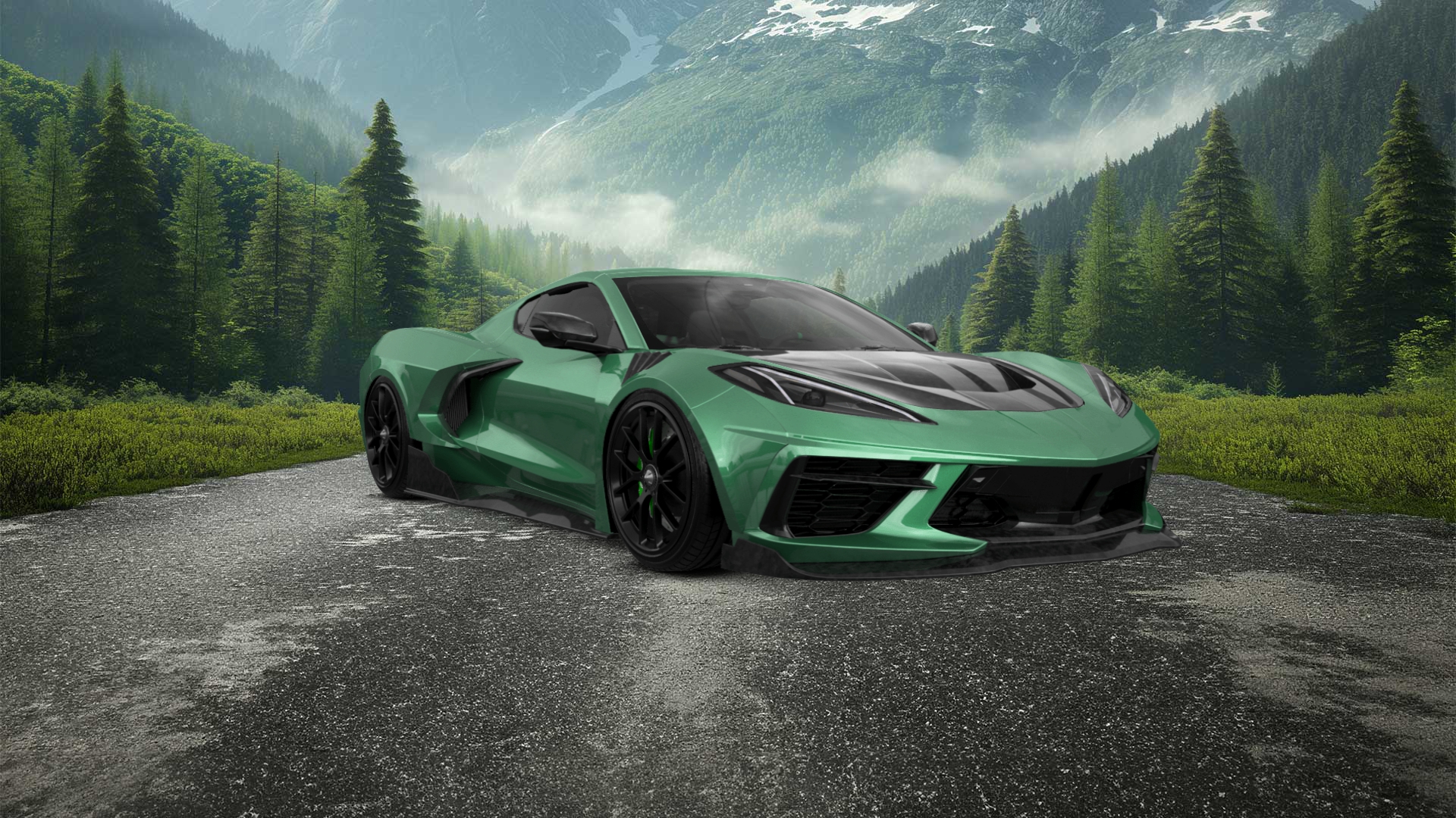 Chevrolet Corvette 2 door targa top 2020 Images