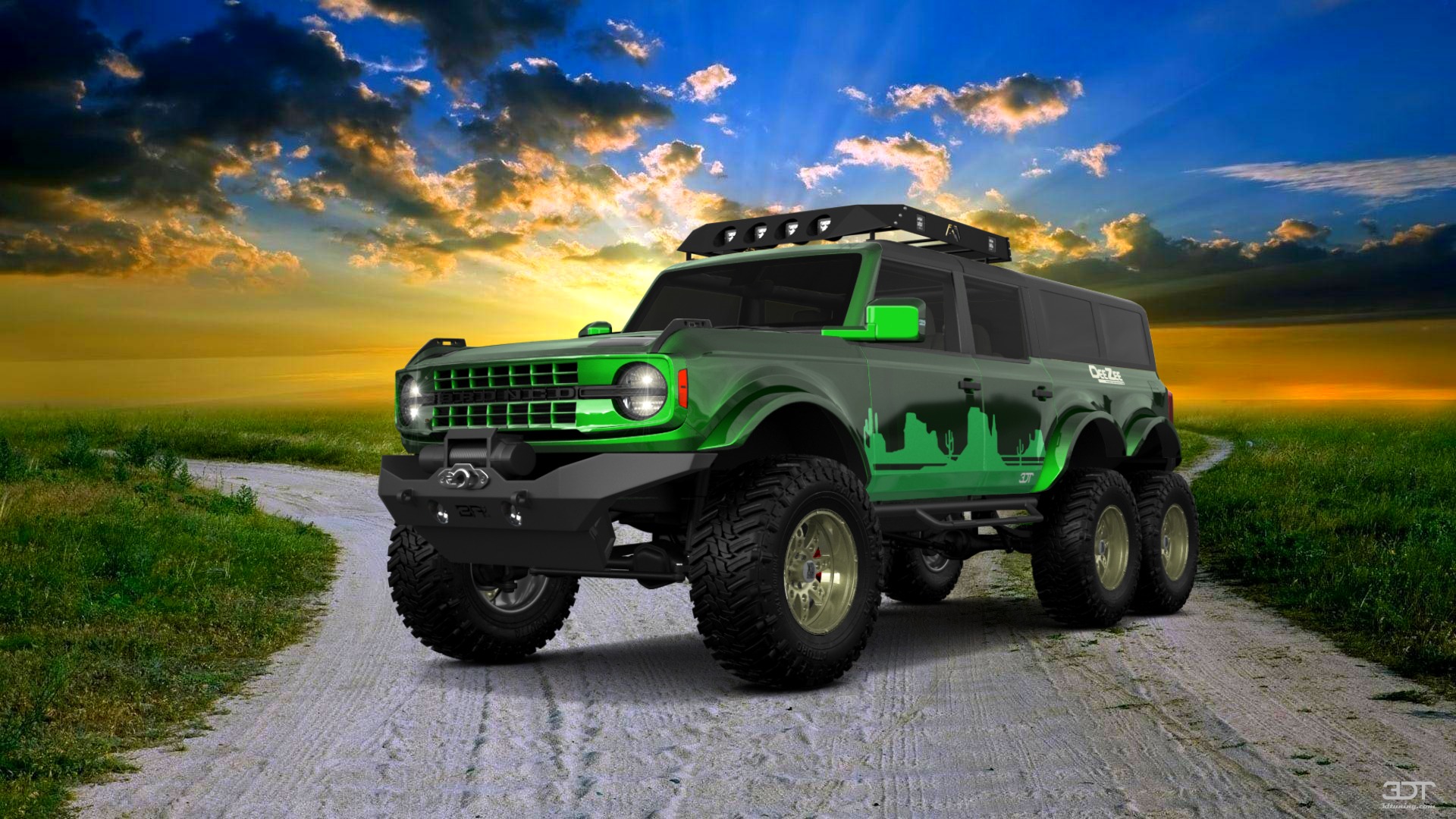 Ford Bronco 6X6 4 Door pickup truck 2021 tuning