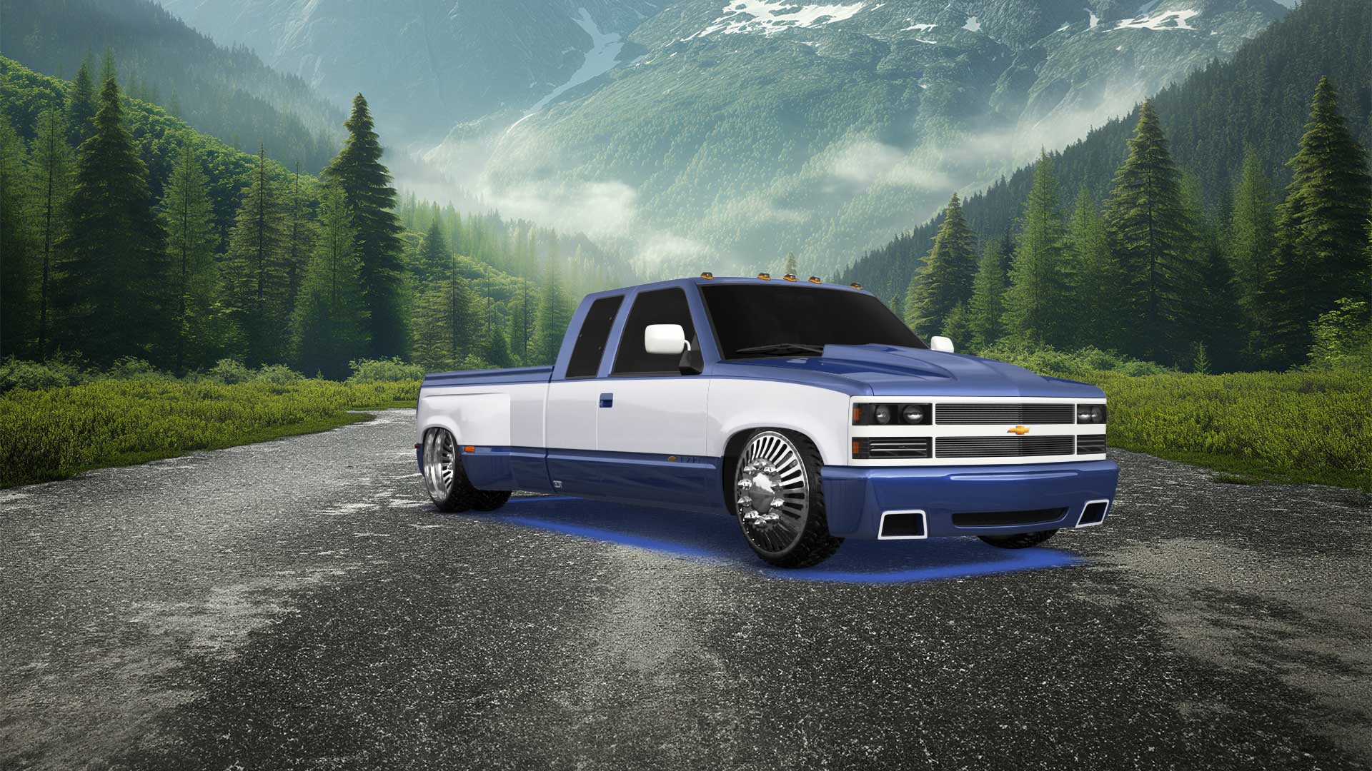 Chevrolet K3500 Extended Cab Pickup Truck 1988
