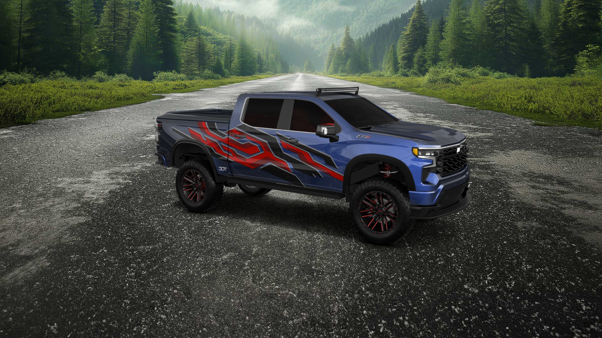 Chevrolet Silverado 1500 Crew Cab 5.8 ft box 4 Door pickup truck 2023 tuning