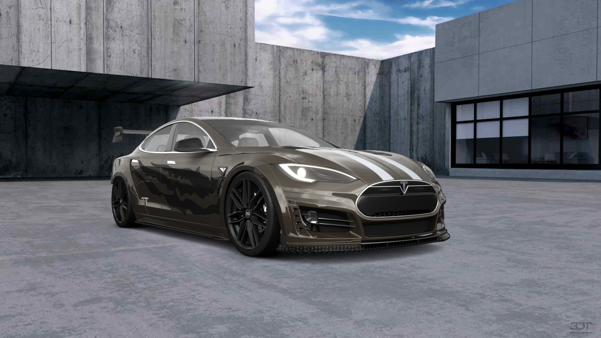 Tesla Model S 5 Door Liftback 2013 tuning