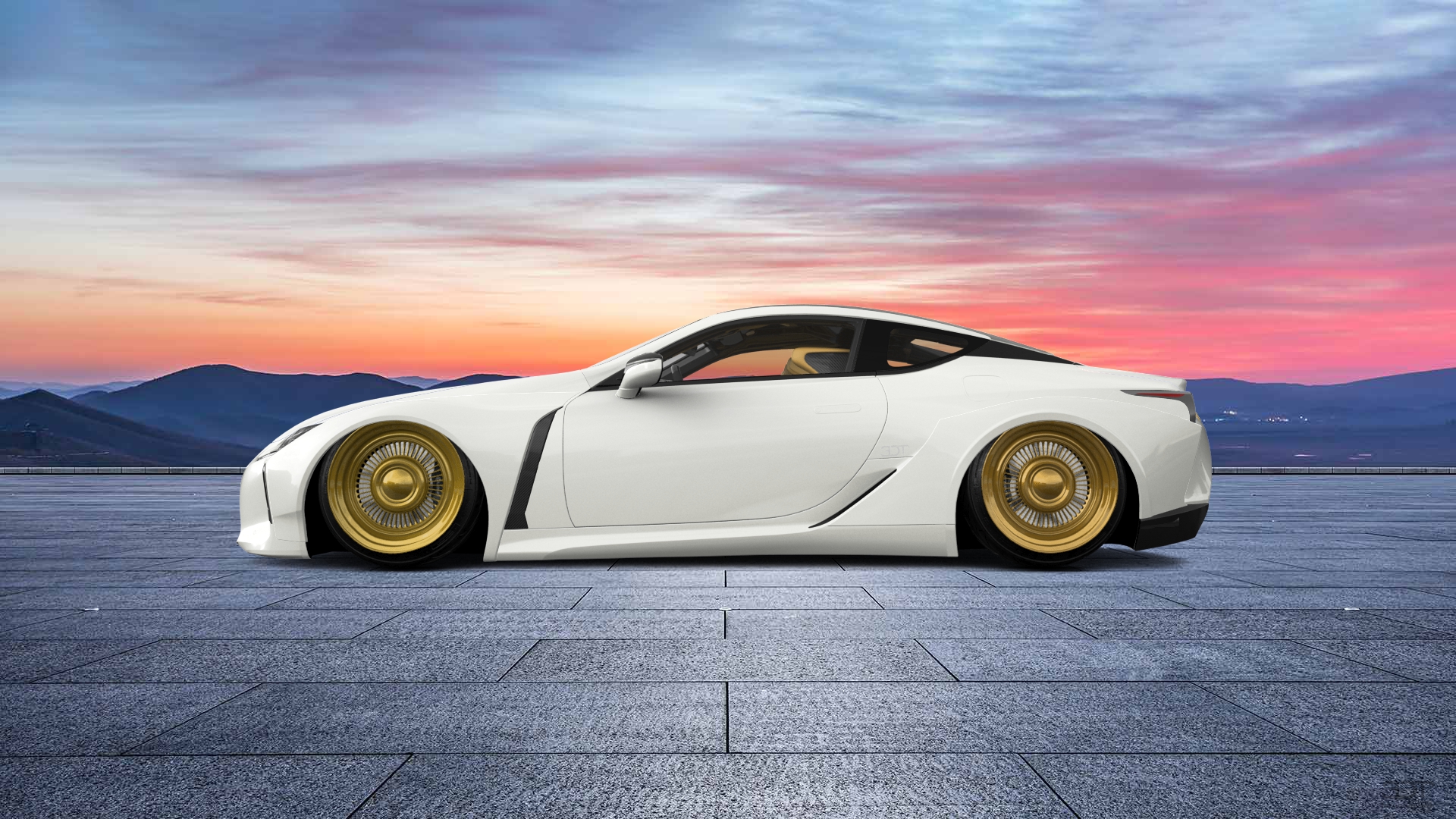 Lexus LC500 2 door fastback coupe 2017 tuning