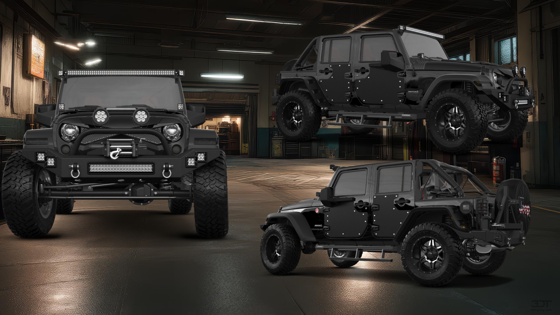 Jeep Wrangler Unlimited JK Rubicon Recon 4 Door SUV 2017 tuning