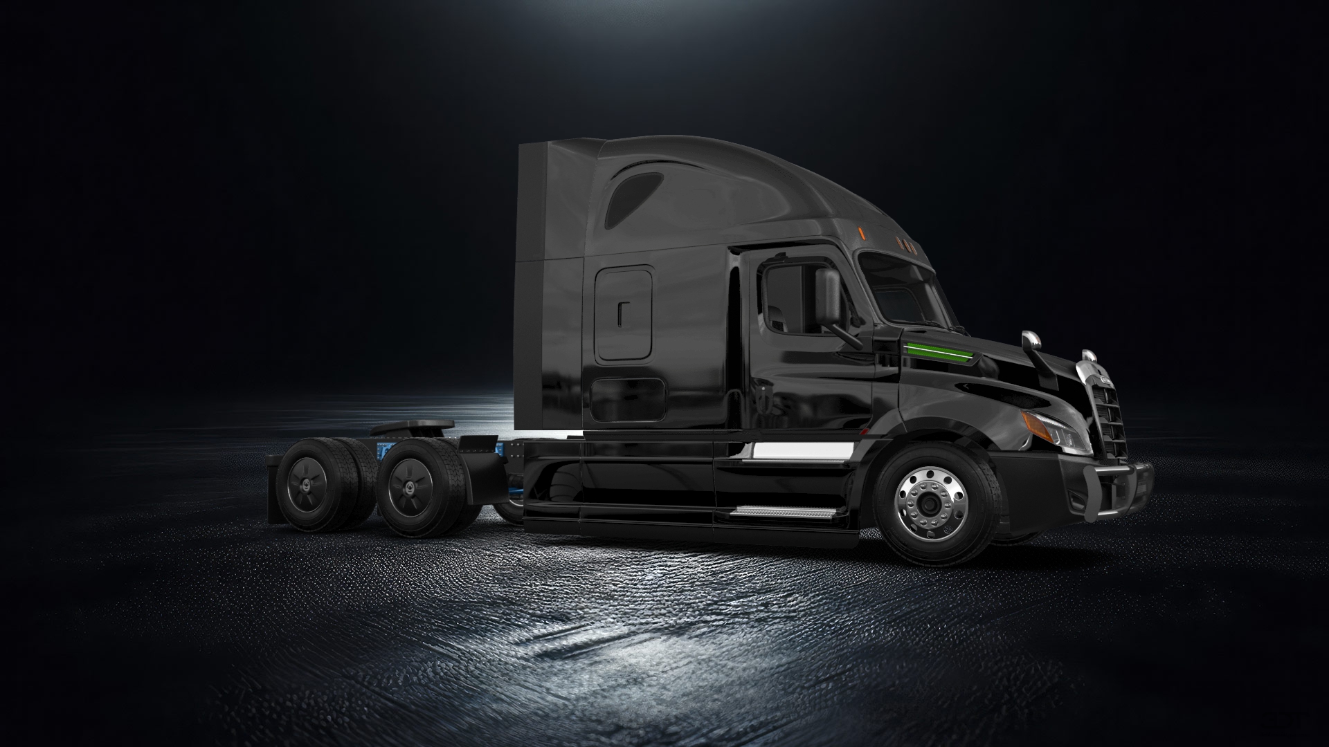 Freightliner Cascadia Sleeper Cab Truck 2018 tuning