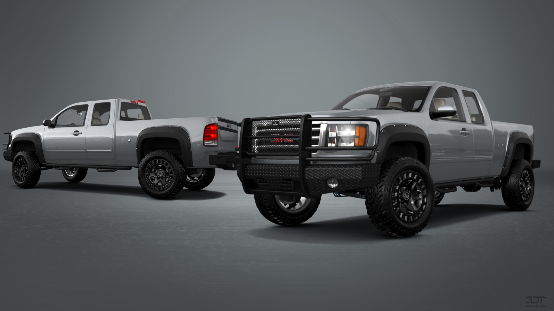 GMC Sierra 1500 Double Cab 6.6 ft box 2 Door truck 2007 tuning