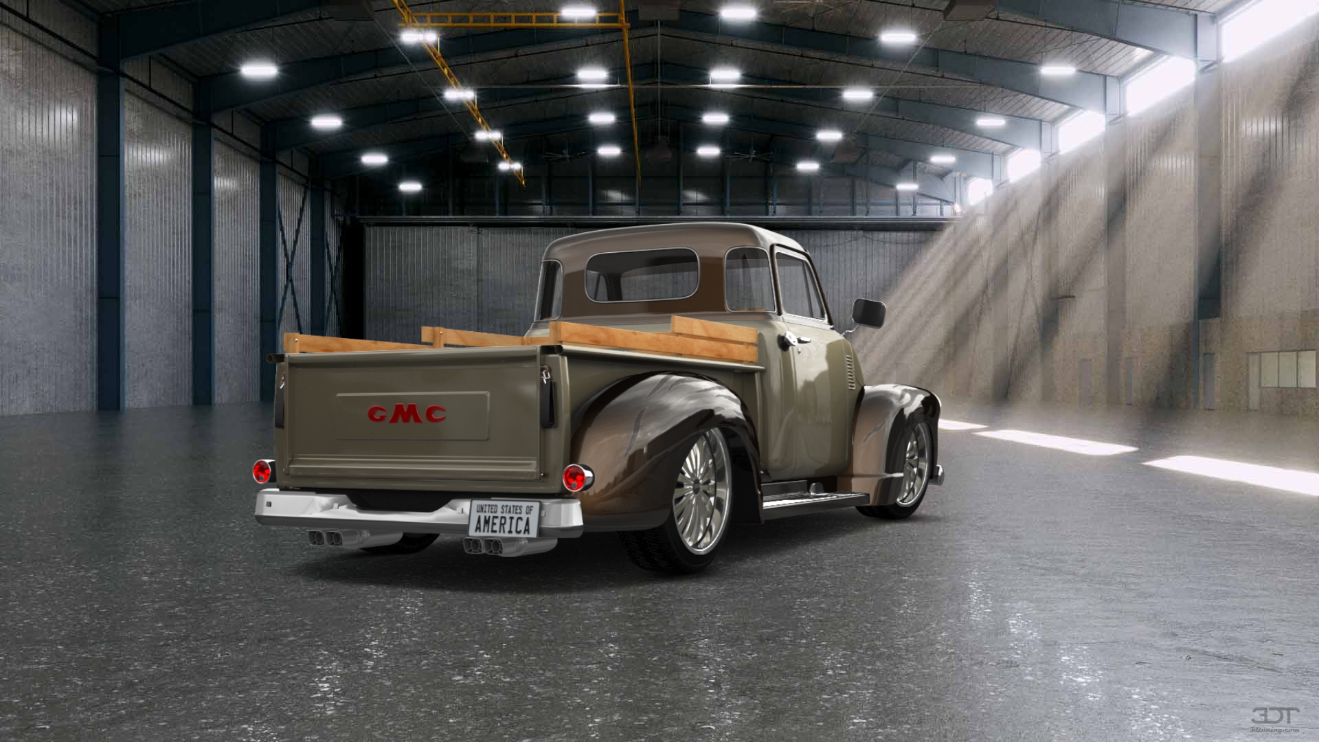 GMC 100 Stepside 2 Door pickup truck 1954 이미지