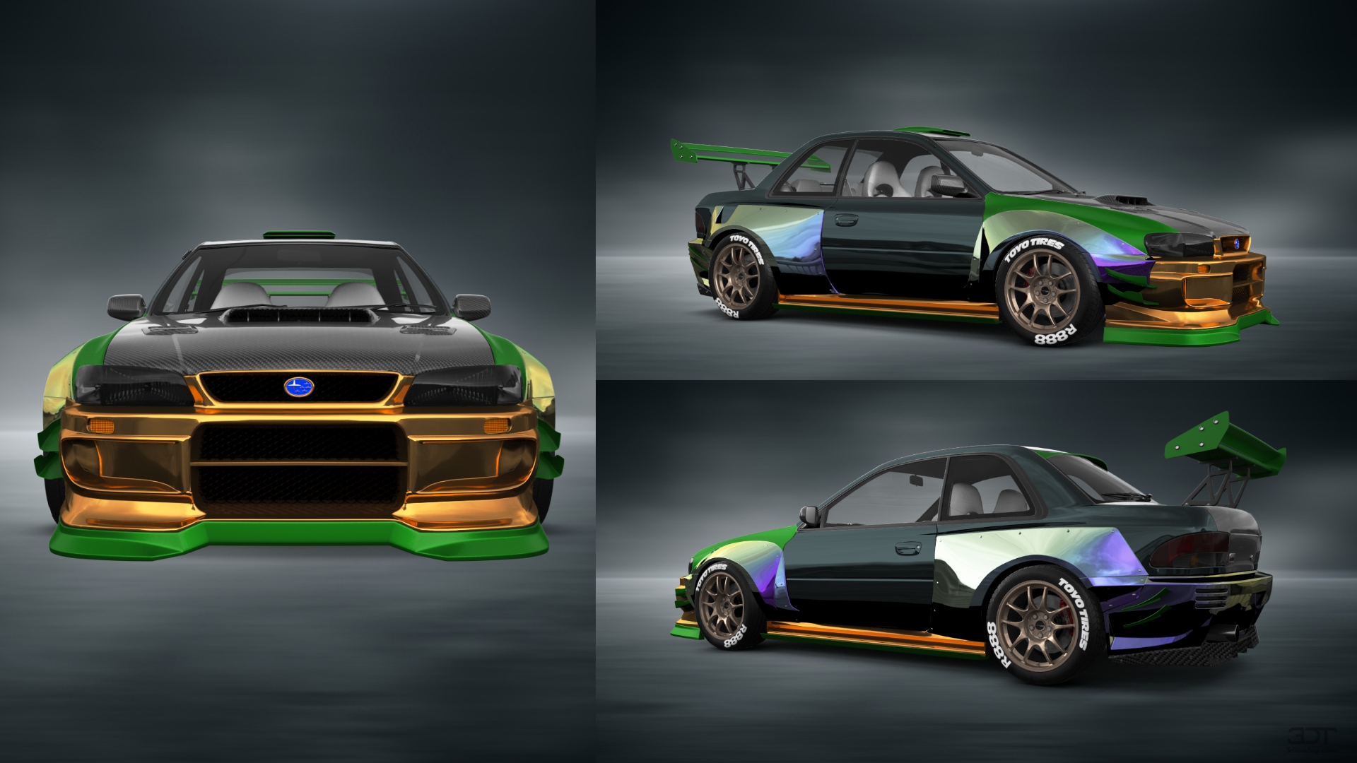 Subaru Impreza WRX STI 22B 2 Door Coupe 2000