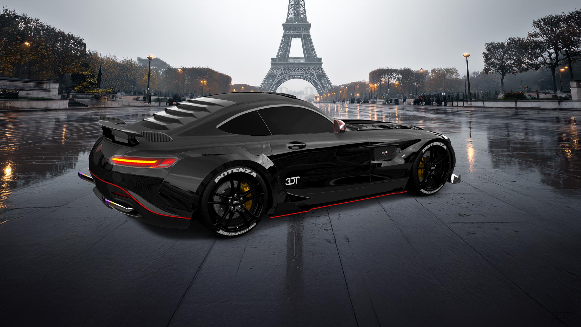 Mercedes AMG GT 2 door fastback coupe 2015 tuning