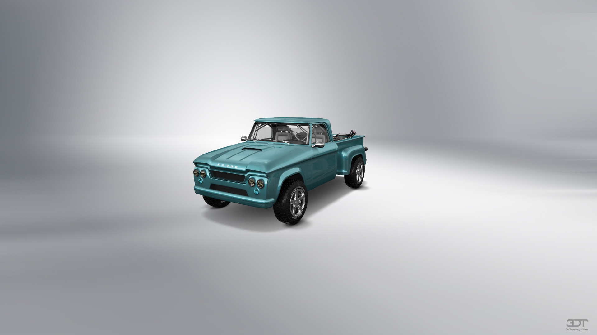 Dodge D-100 Stepside 2 Door pickup truck 1961 tuning
