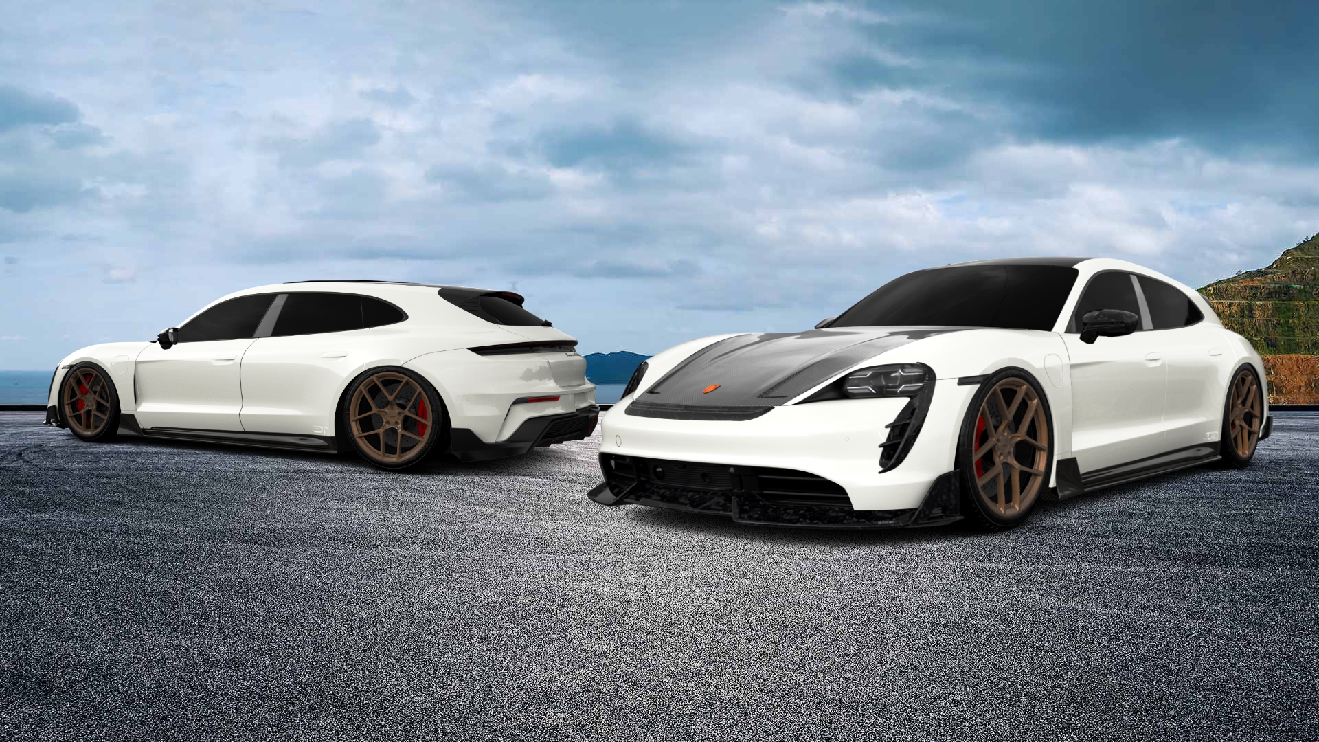 Porsche Taycan Sport Turismo Shooting Brake 2019 tuning