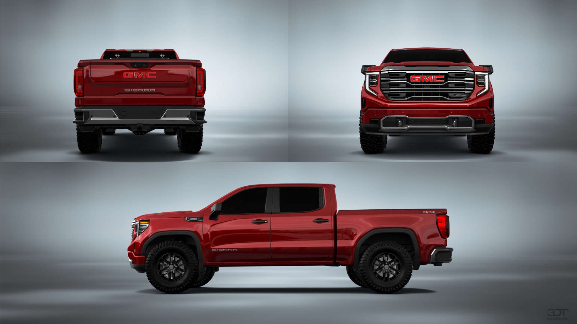 GMC Sierra 1500 Crew Cab 5.8 ft box 4 Door pickup truck 2023 tuning