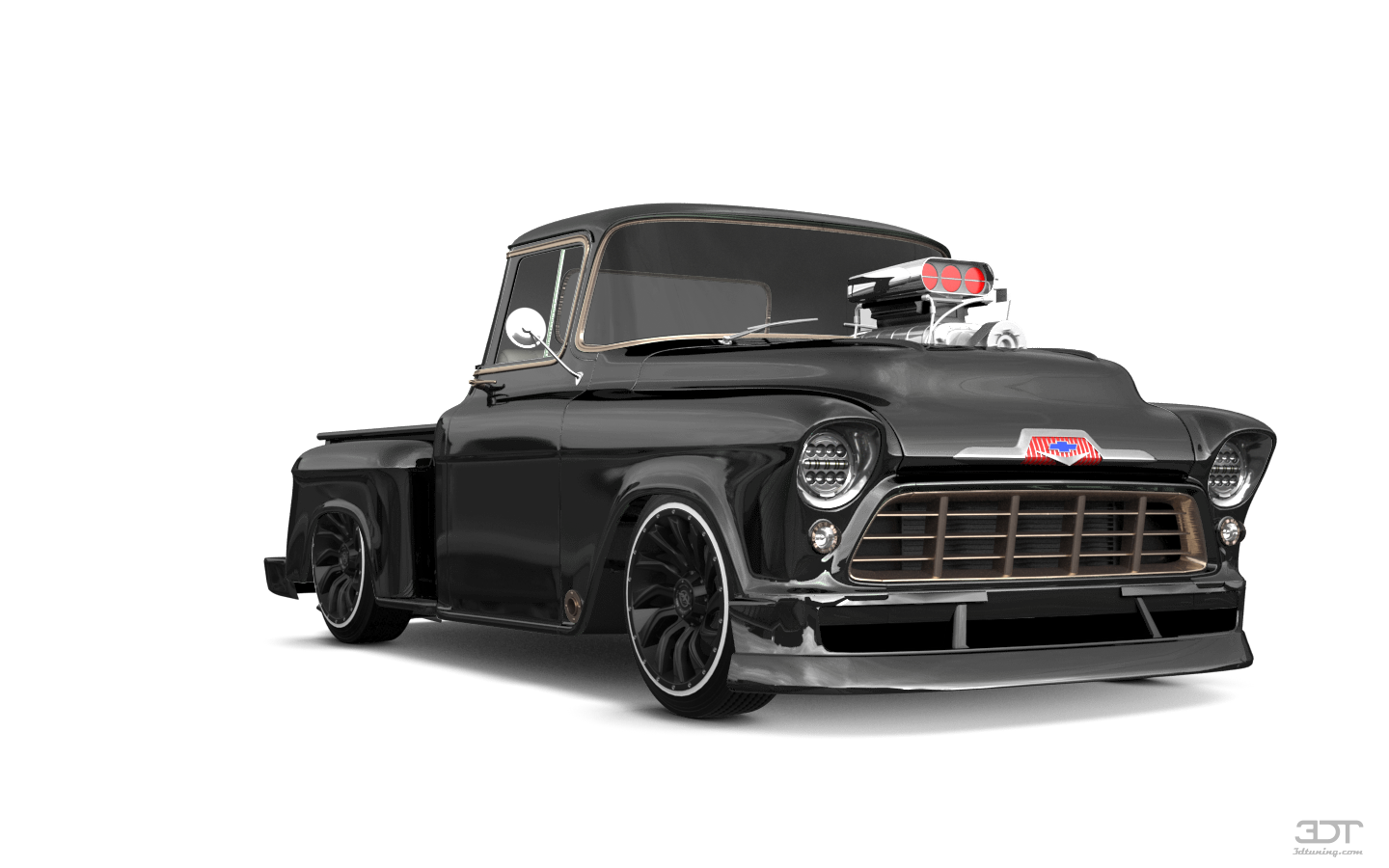 Tuning Chevrolet 3100 2 Door pickup truck 1955