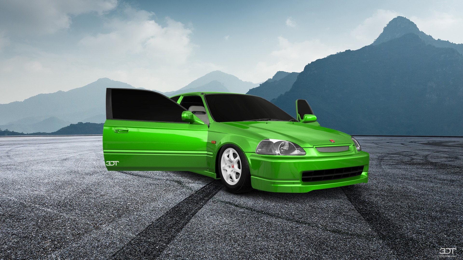 Honda Civic 3 Door Hatchback 1997 tuning