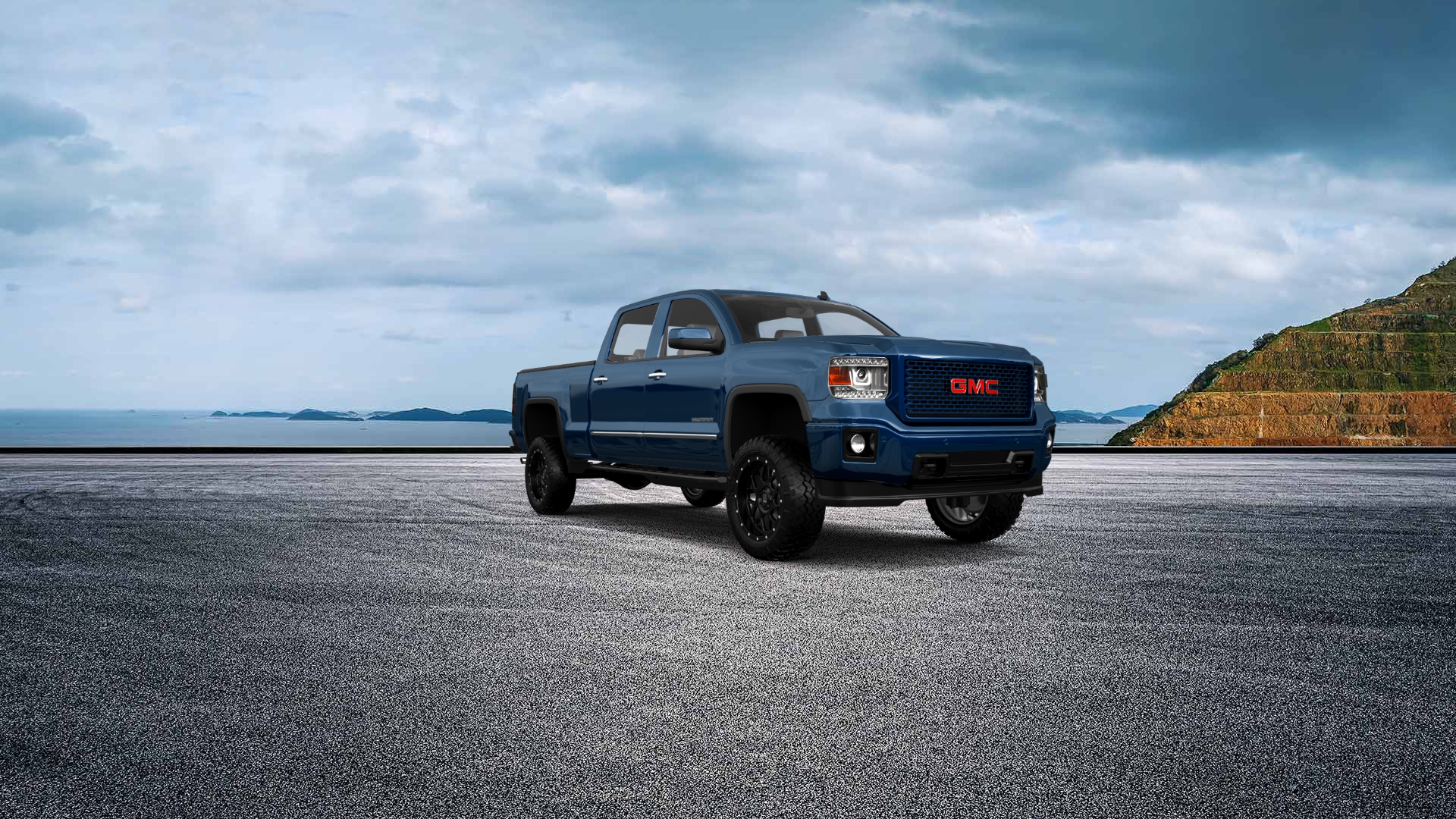 GMC Sierra 1500 Crew Cab 6.5ft box 4 Door Truck 2014 tuning