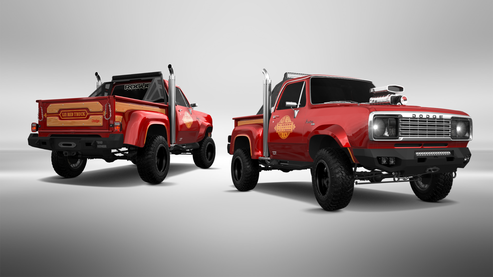 Dodge Lil Red Express 2 Door pickup truck 1978
