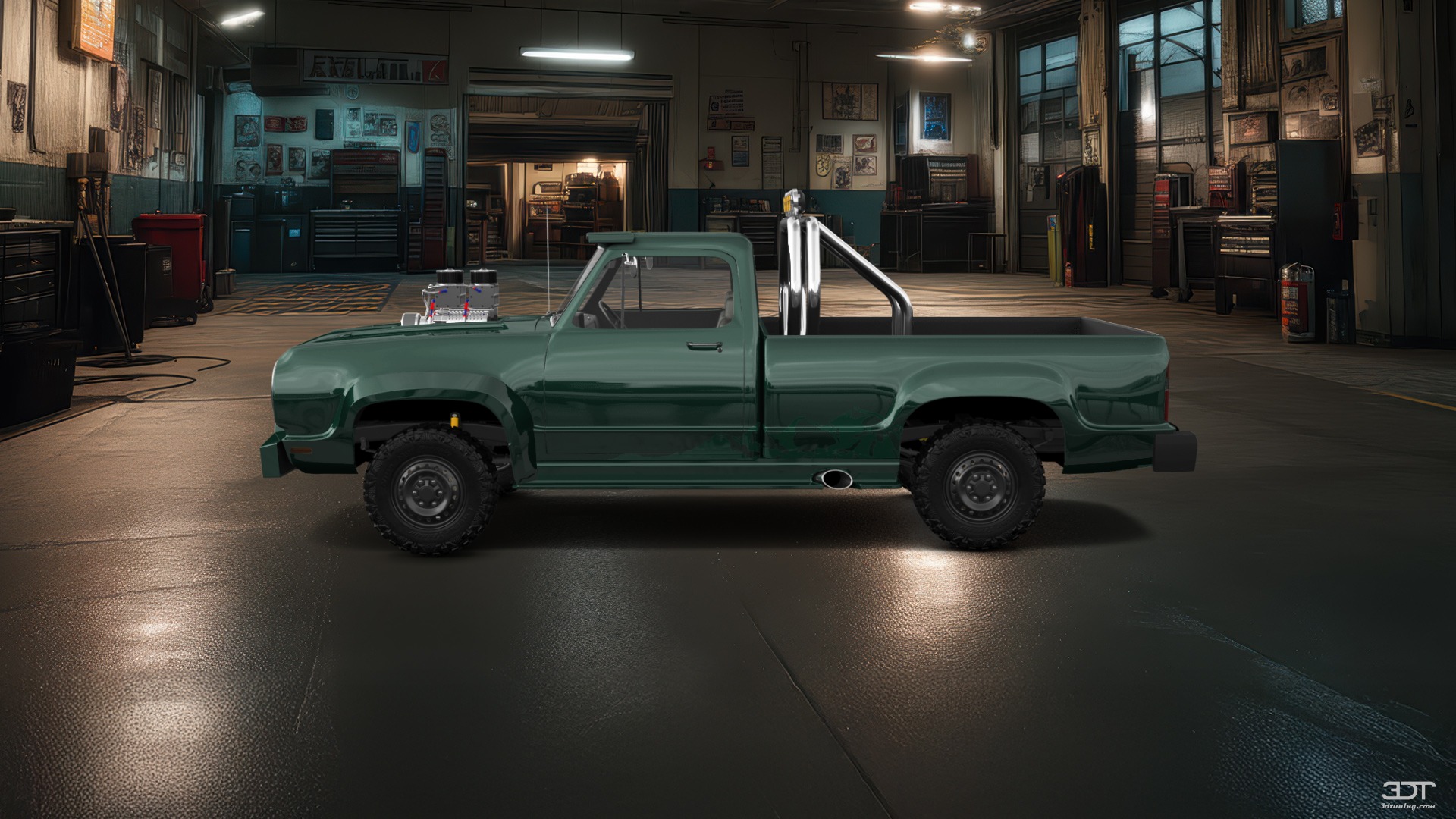 Dodge Power Wagon W200 2 Door pickup truck 1972 tuning