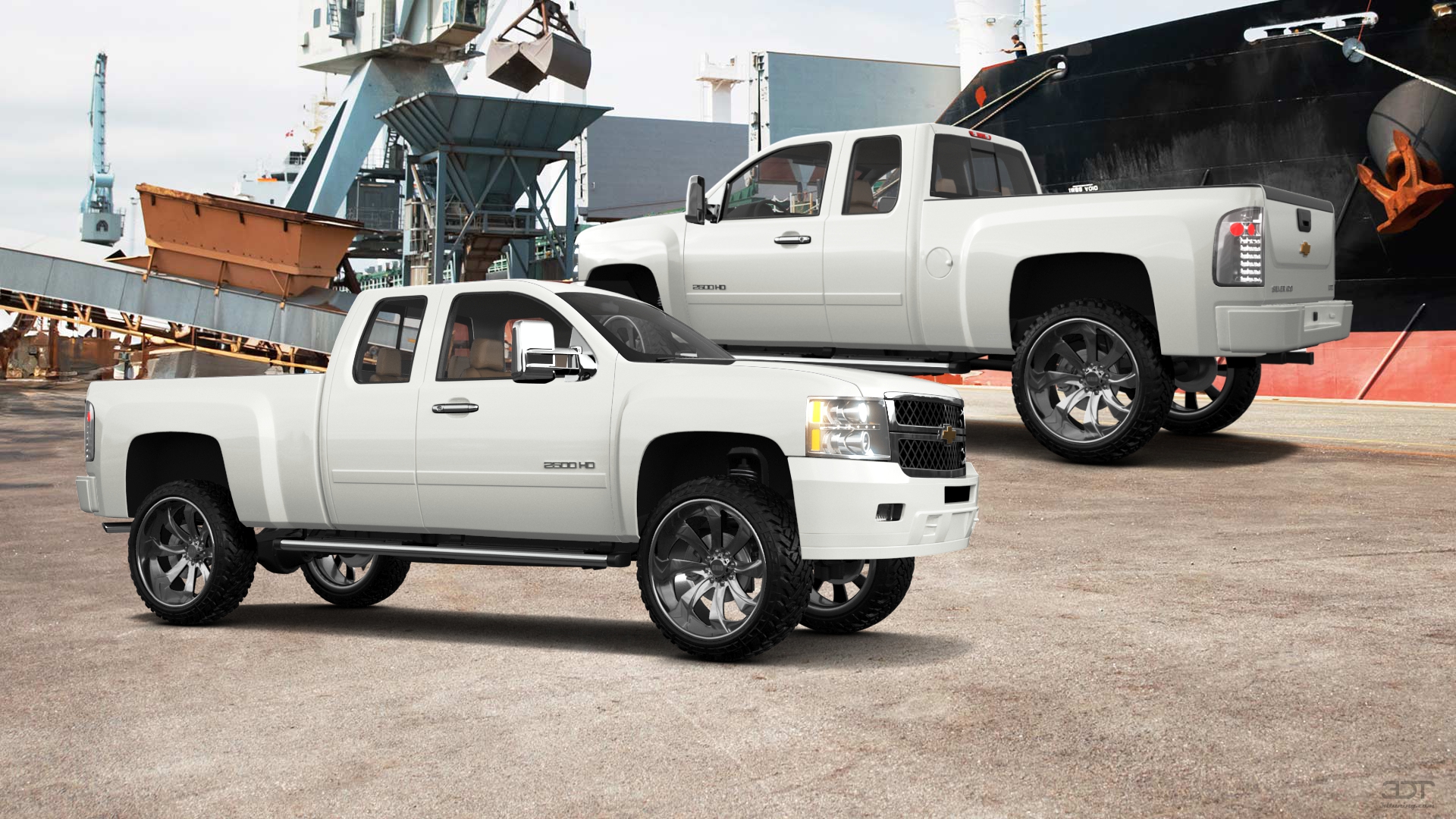 Chevrolet Silverado 2500 HD Extended Cab Pickup Truck 2007