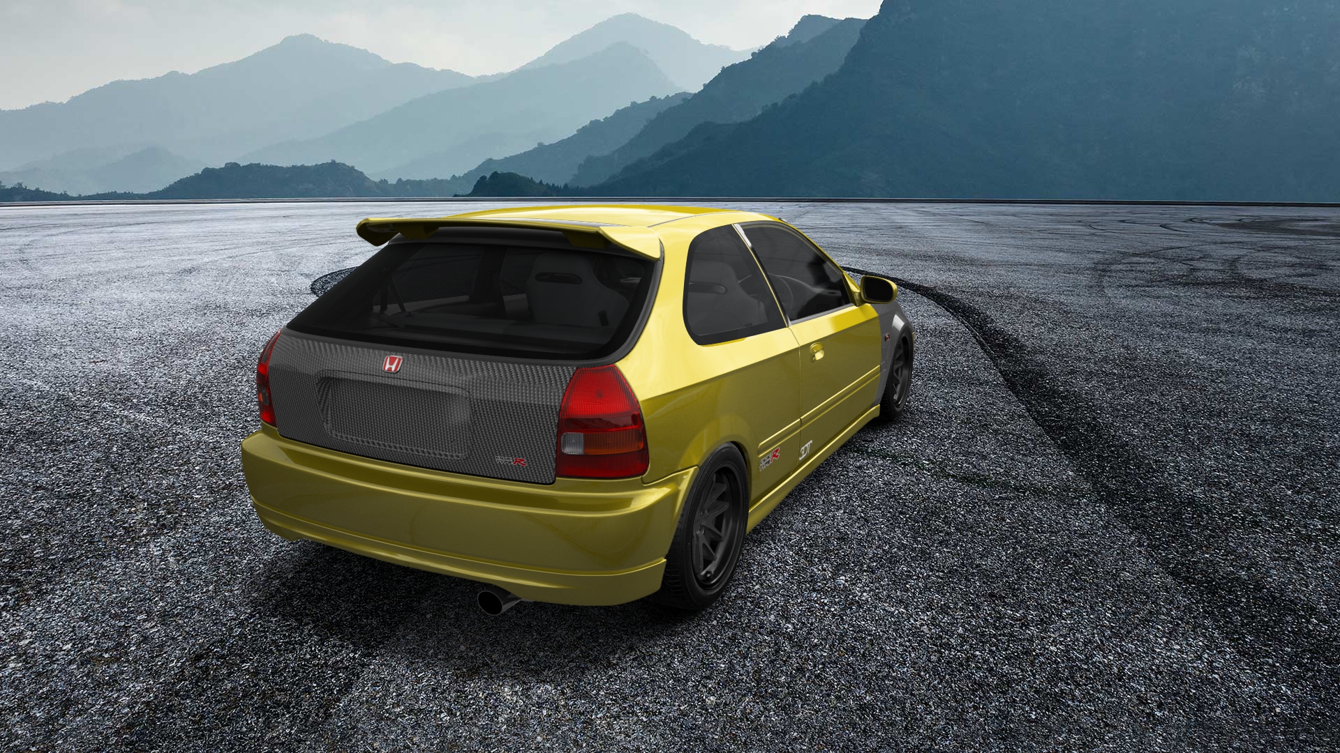 Honda Civic 3 Door Hatchback 1997 Images