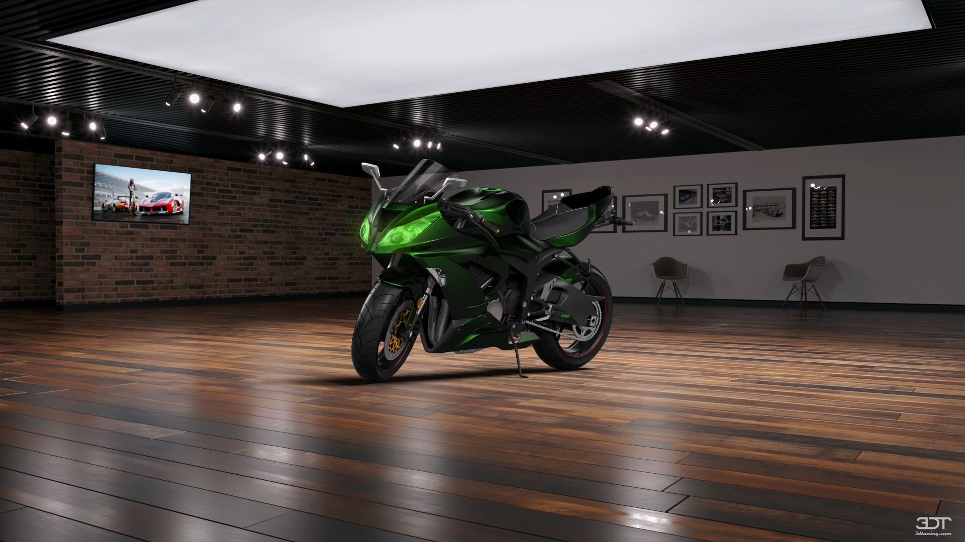 Kawasaki Ninja ZX 6R Sport Bike 2015 tuning