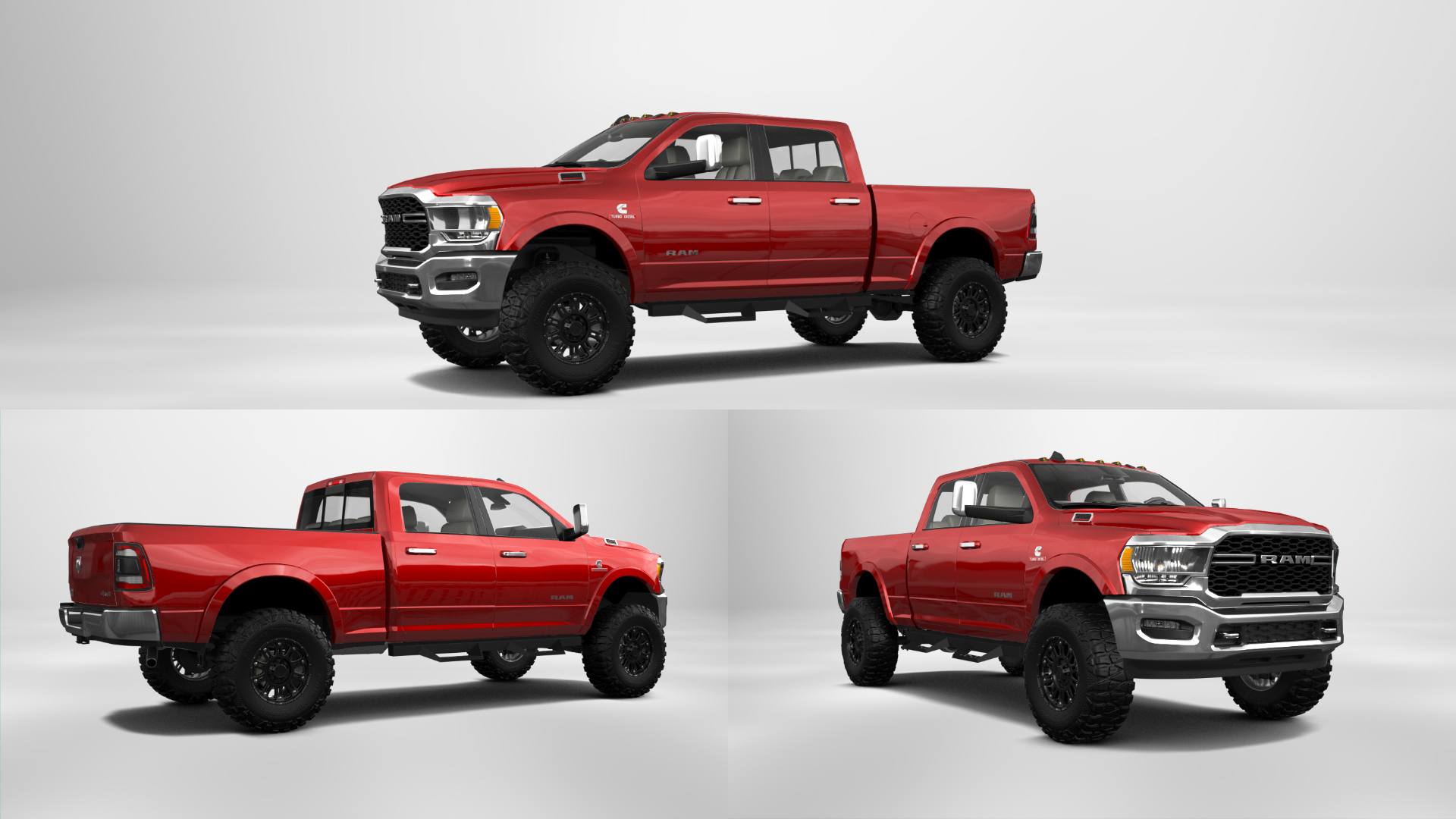 Dodge Ram 2500 4 Door pickup truck 2020 tuning