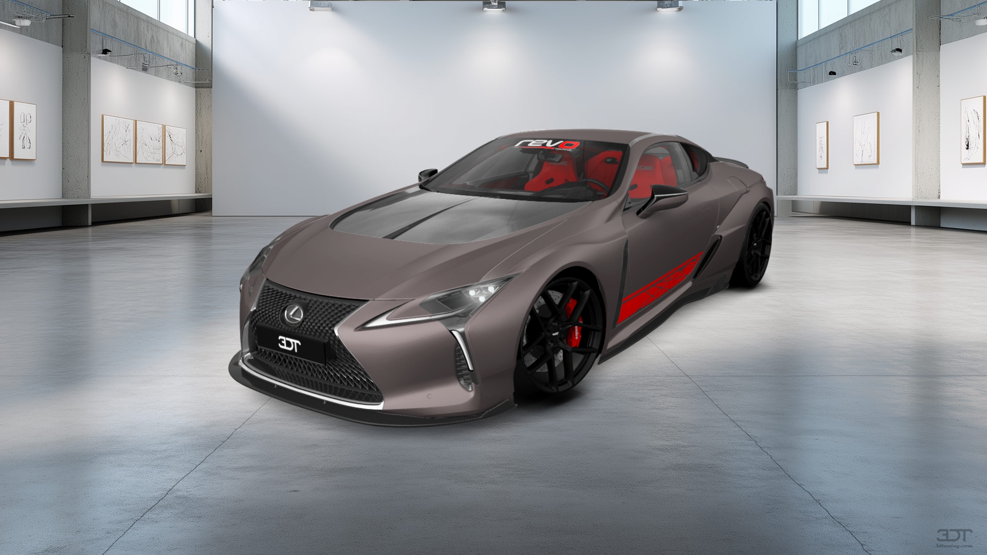 Lexus LC500 2 door fastback coupe 2017 tuning