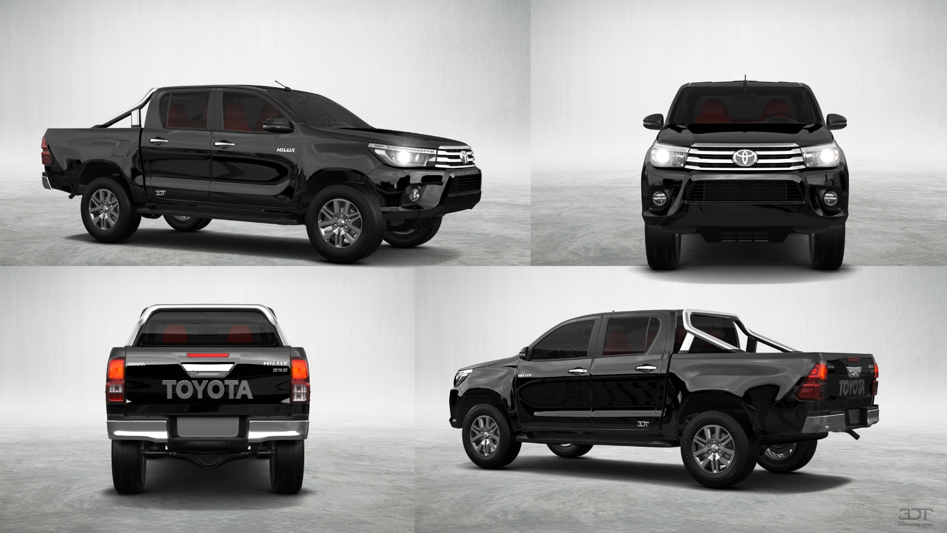 Toyota Hilux Double Cab 4 Door pickup truck 2015 tuning