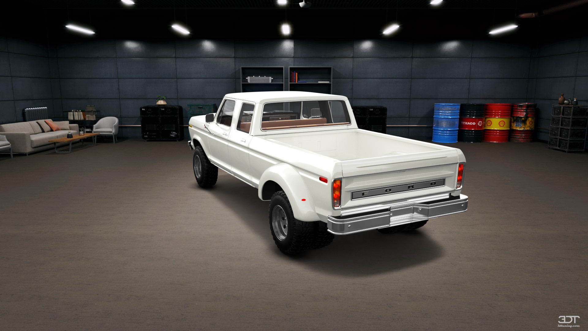 Ford F-350 Dually 4 Door pickup truck 1973 tuning