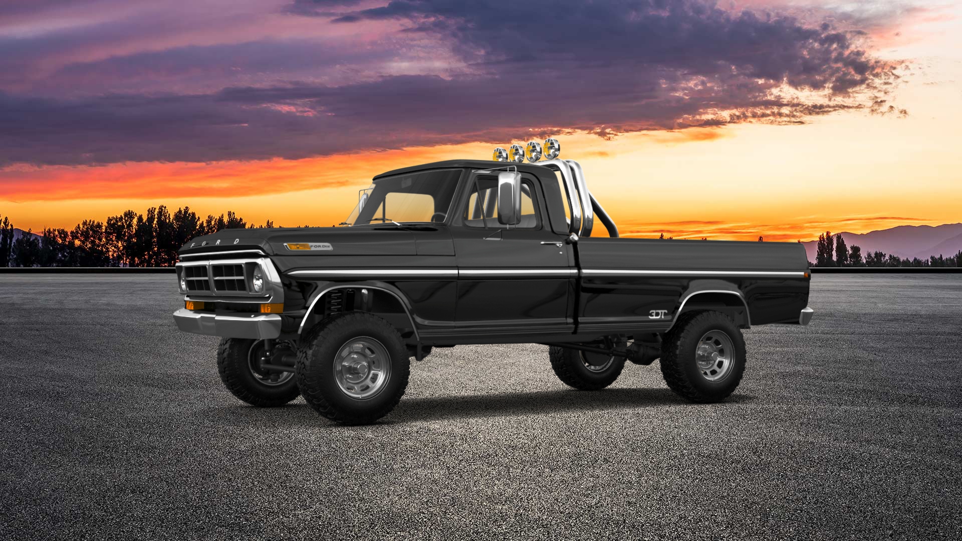 Ford F-250 2 Door pickup truck 1971