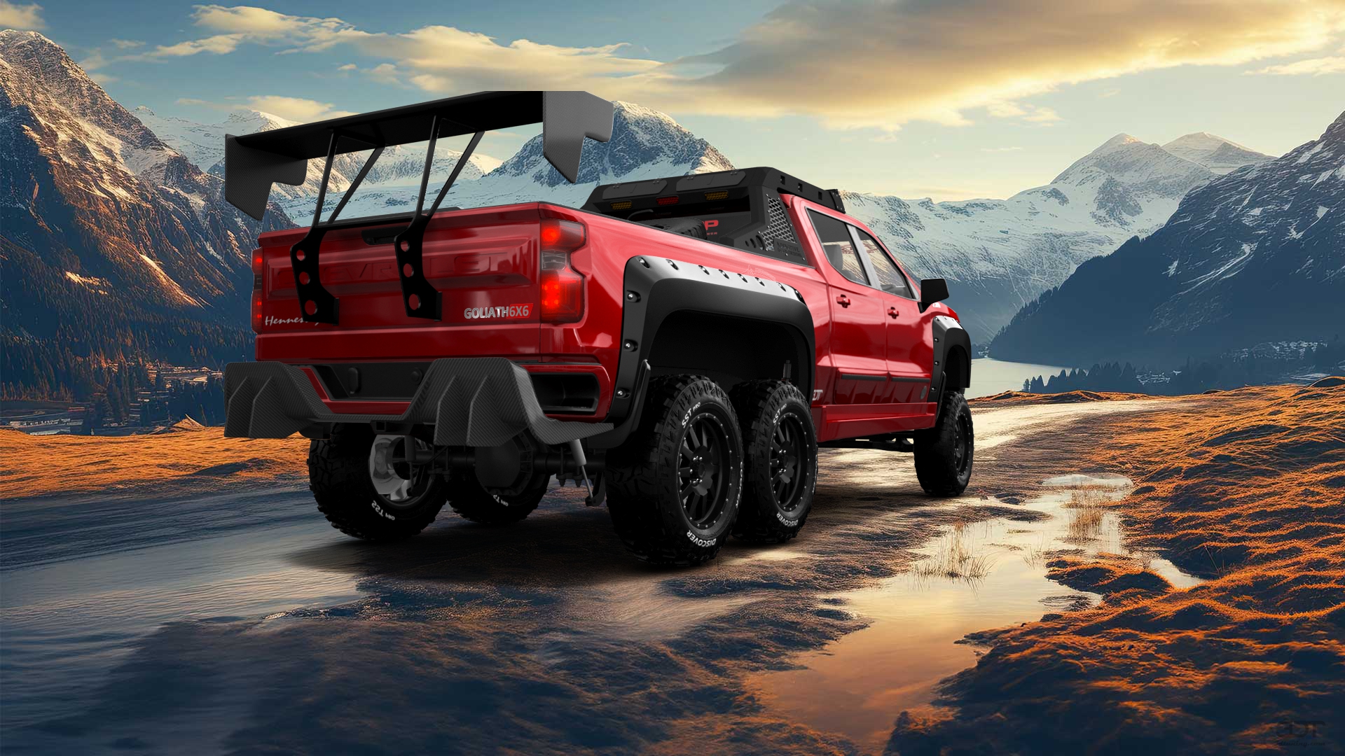 Chevrolet Silverado Hennessey Goliath 6X6 Truck 2020 tuning