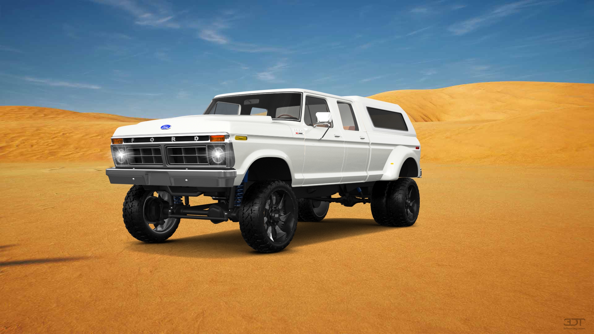 Ford F-350 Dually 4 Door pickup truck 1973