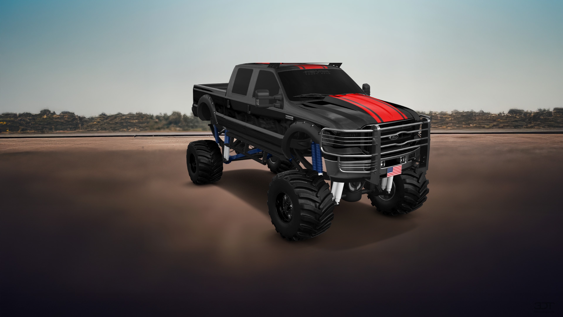 Ford F-250 Crew Cab 4 Door pickup truck 1999 tuning