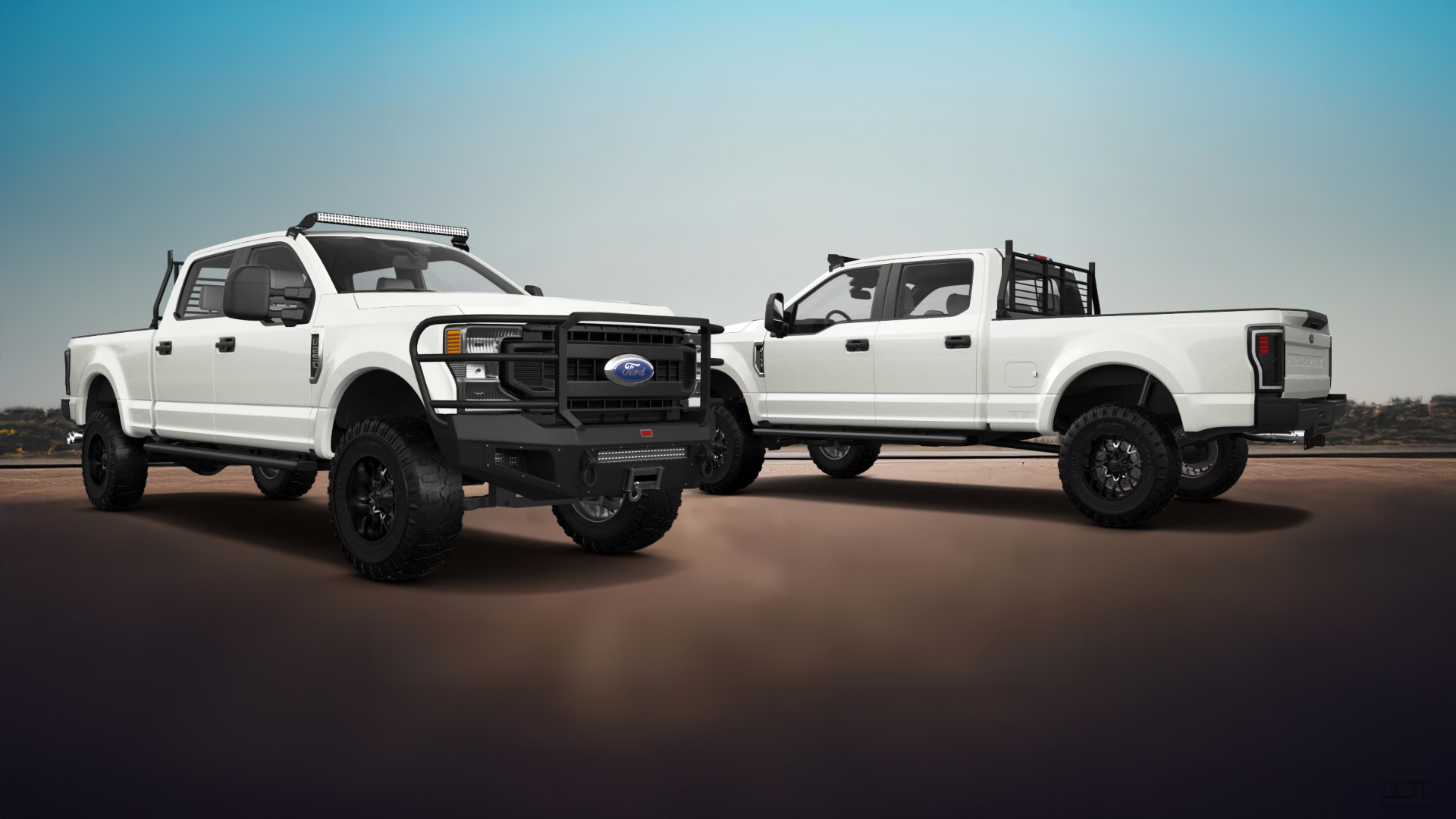 Ford F-250 4 Door pickup truck 2021 tuning