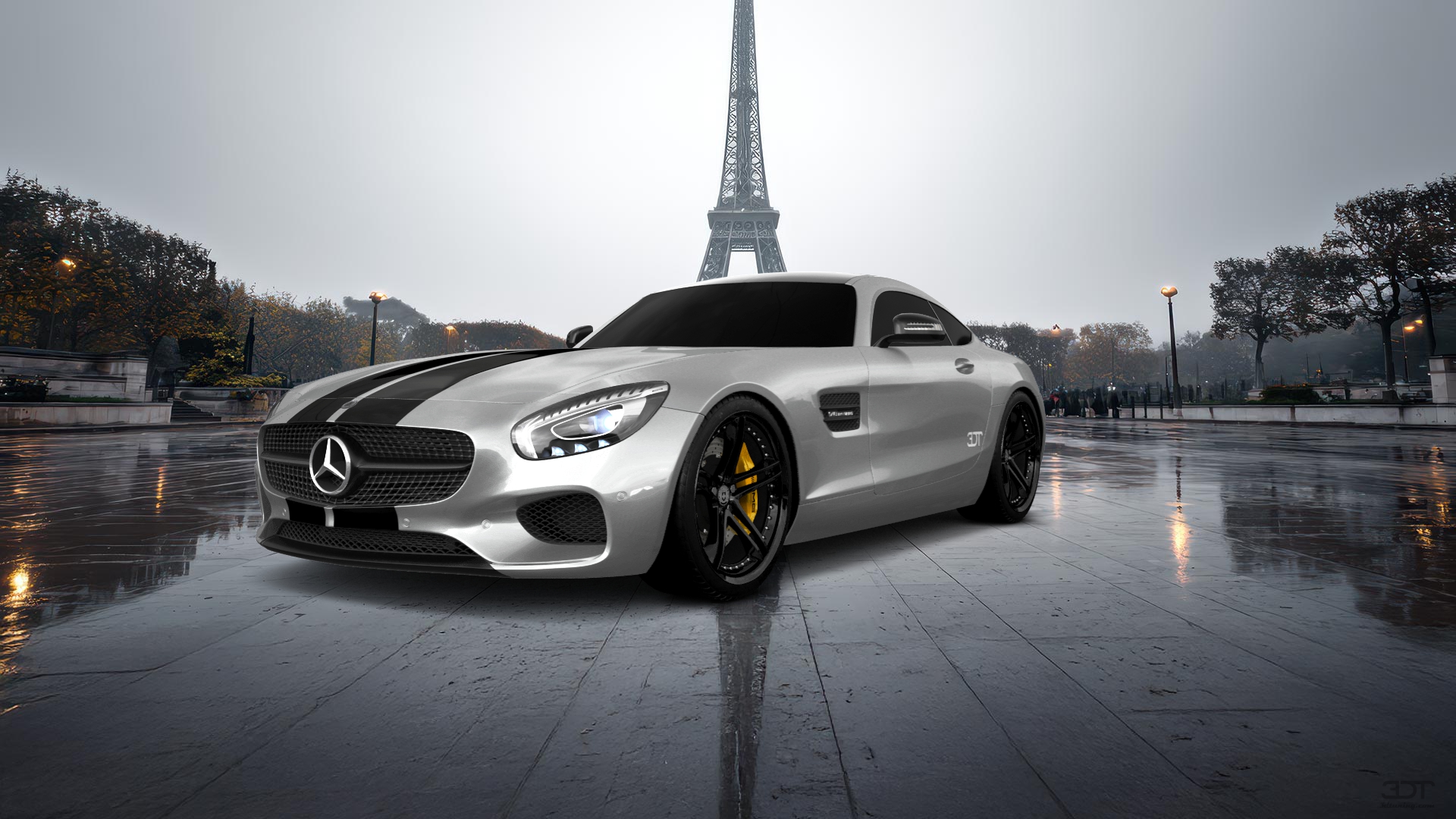 Mercedes AMG GT 2 door fastback coupe 2015 tuning