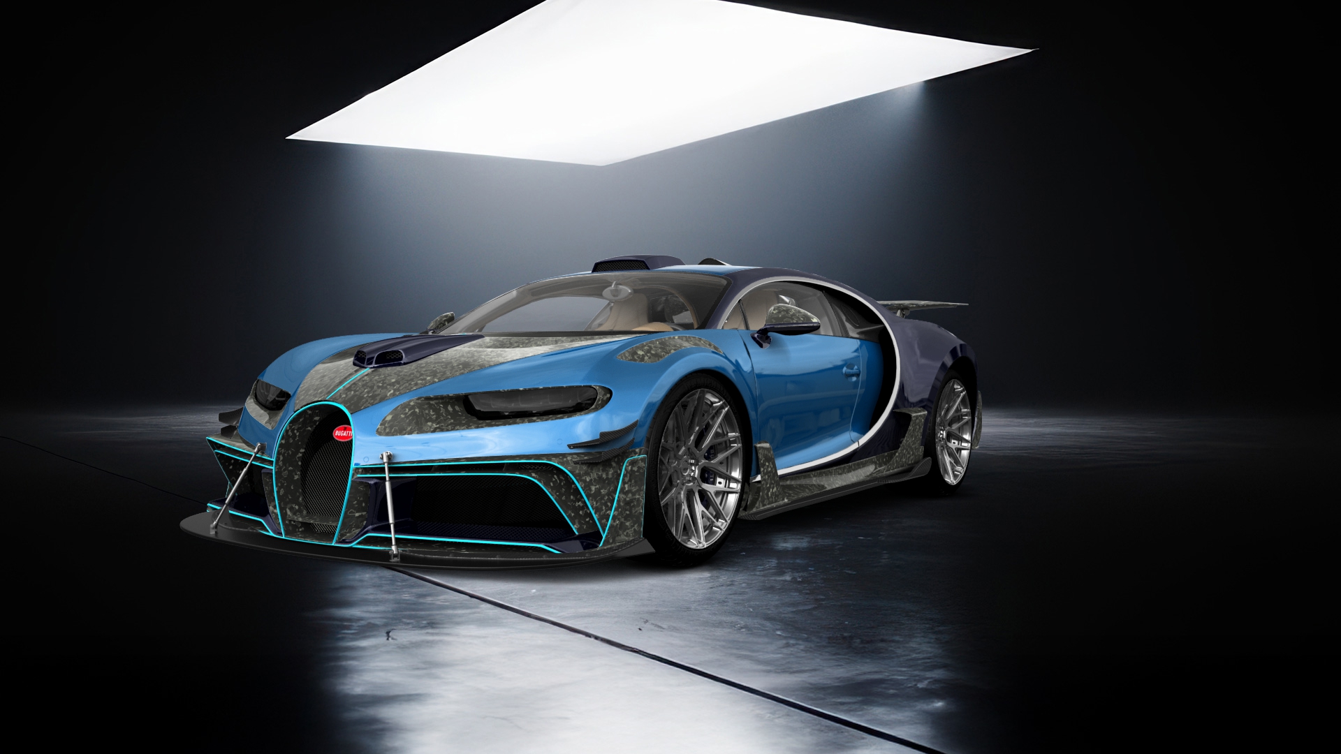 Bugatti Chiron 2 Door Coupe 2016 tuning
