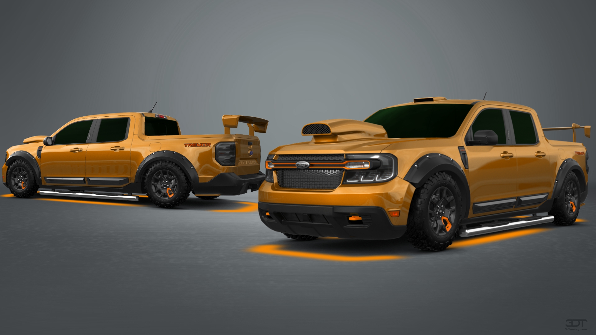 Ford Maverick 4 Door pickup truck 2022 tuning