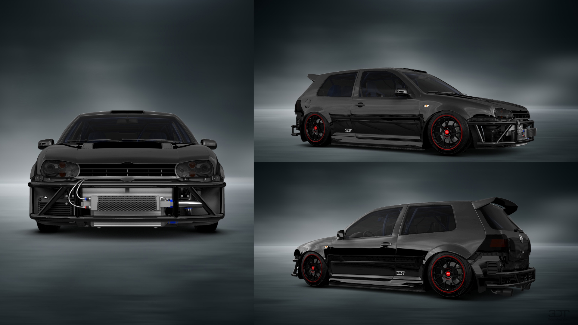 Volkswagen Golf 4 (mk4) 3 Door Hatchback 1997 tuning