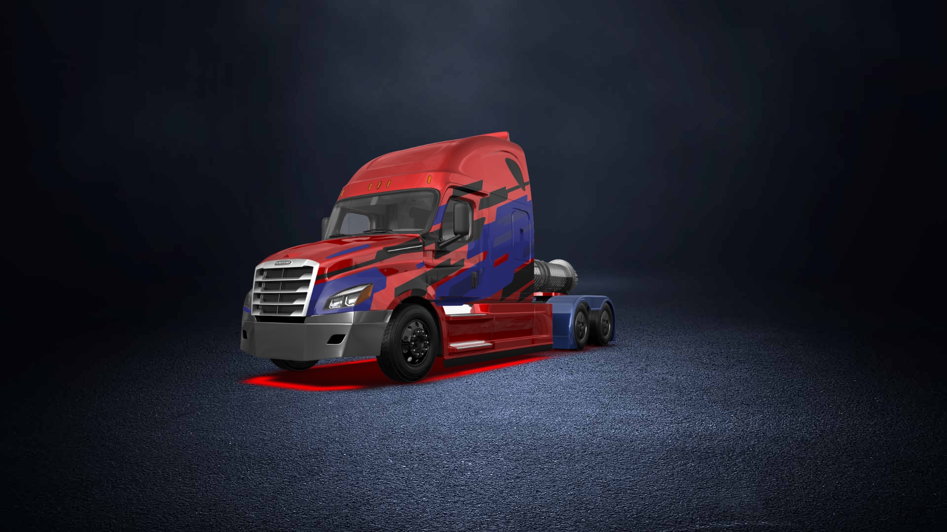 Freightliner Cascadia Sleeper Cab Truck 2018 tuning