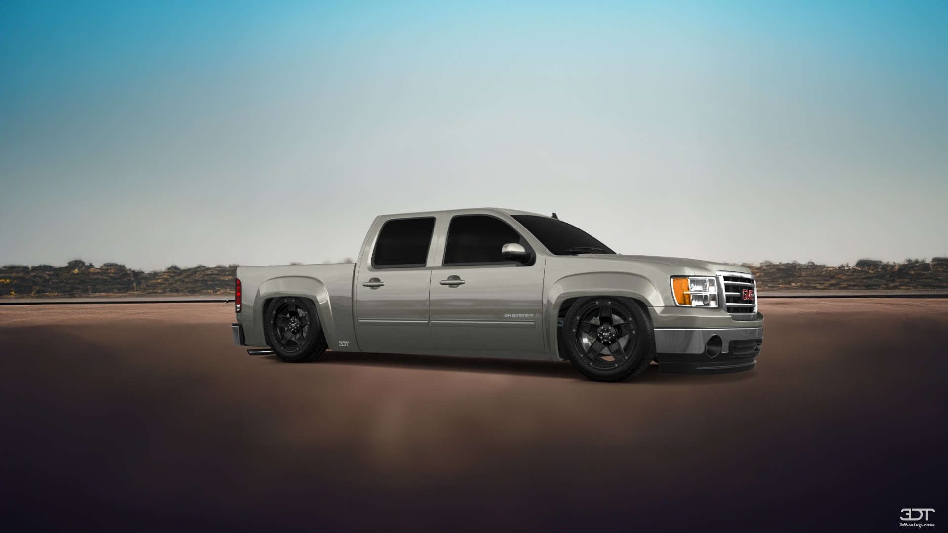 GMC Sierra 1500 Crew Cab 5.8 ft box 4 Door pickup truck 2007 tuning