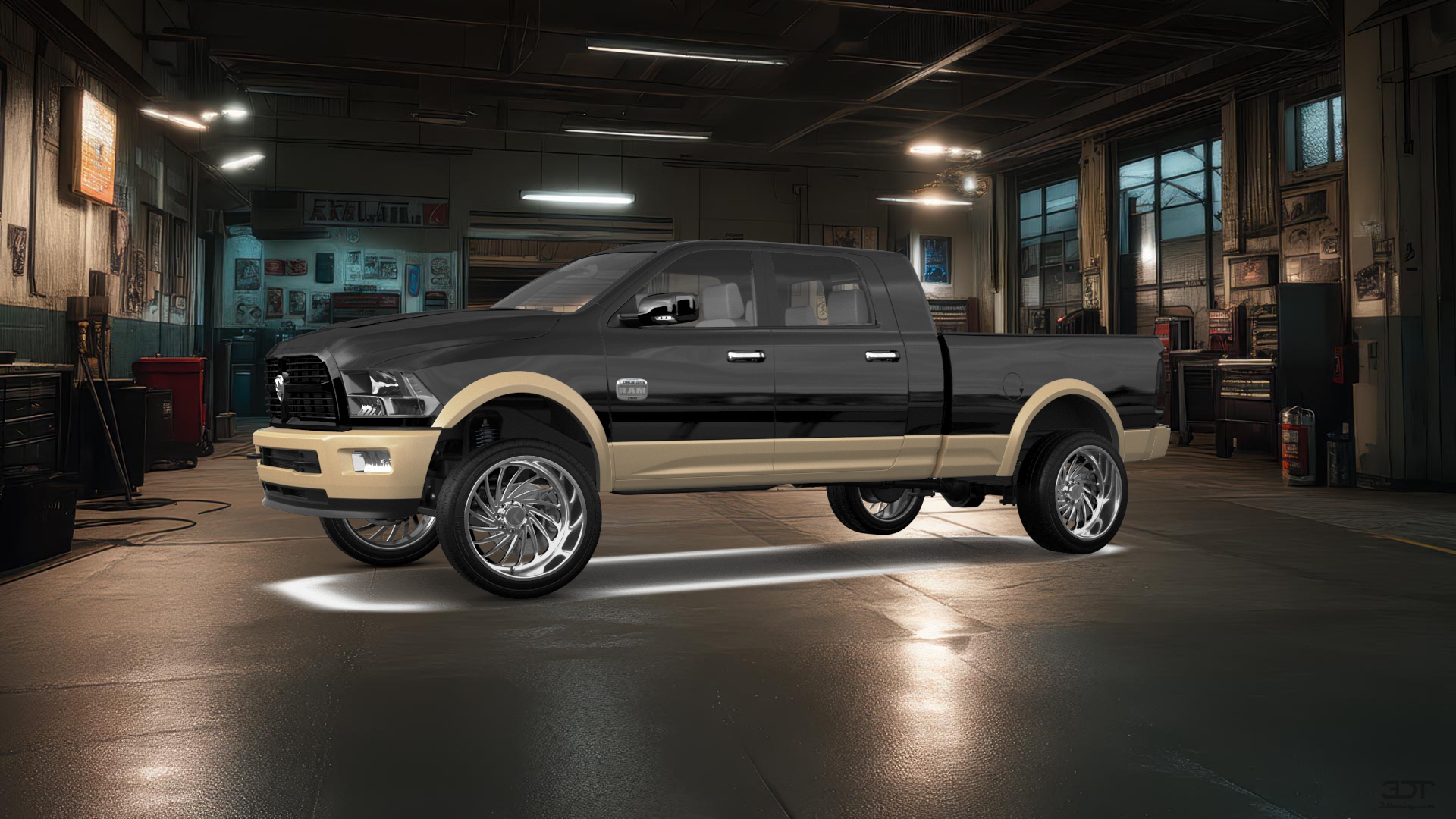 Dodge Ram 2500 Mega Cab 6.4 ft box 4 Door pickup truck 2010 tuning