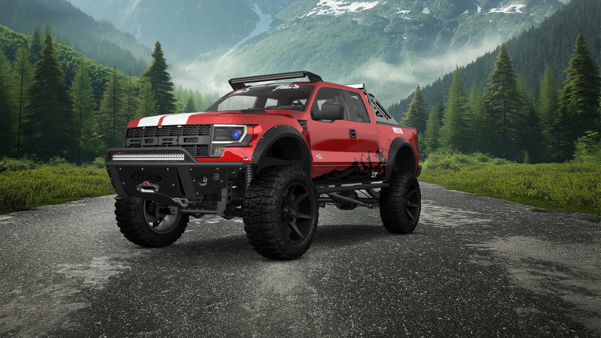 Ford F-150 SVT Raptor 2 Door pickup truck 2010
