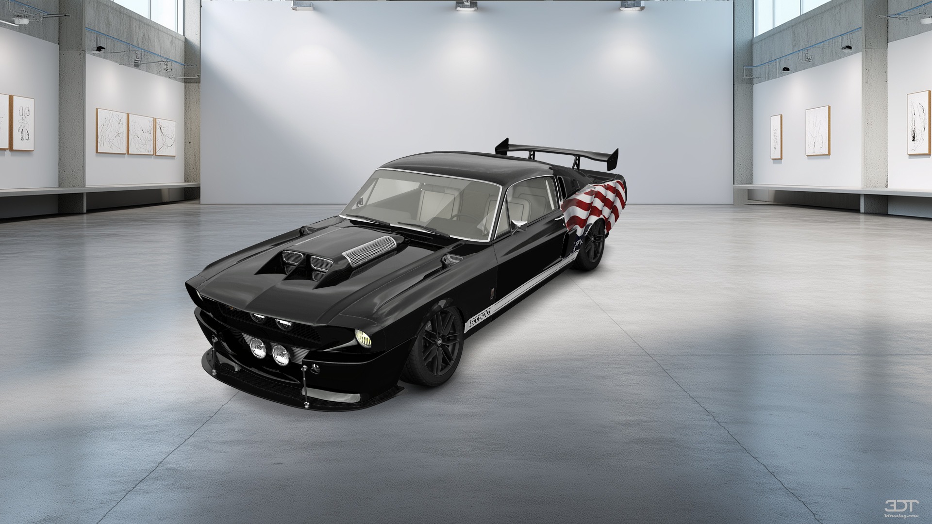 Mustang GT500 2 Door Coupe 1968 tuning