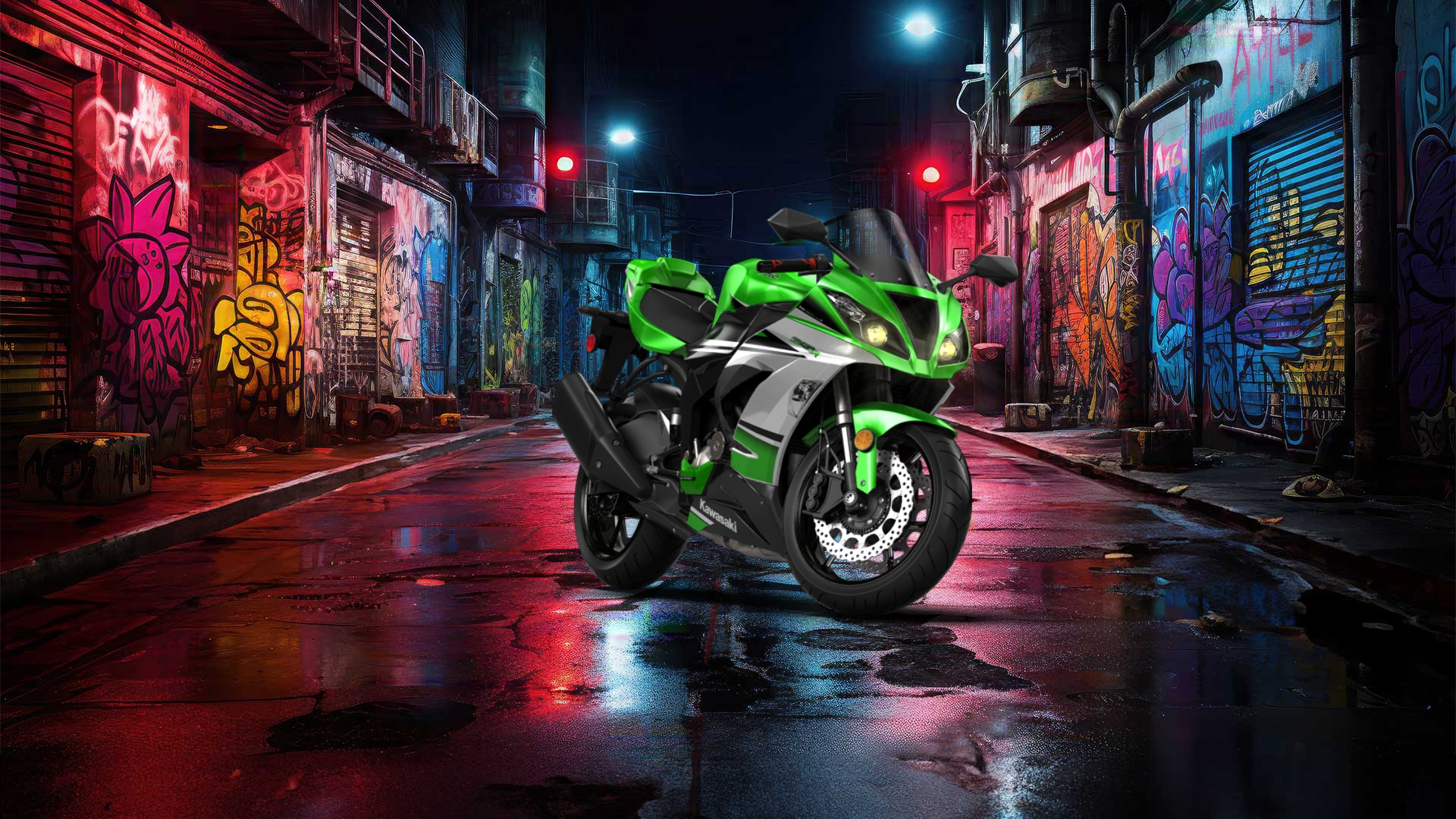 Kawasaki Ninja ZX 6R Sport Bike 2015
