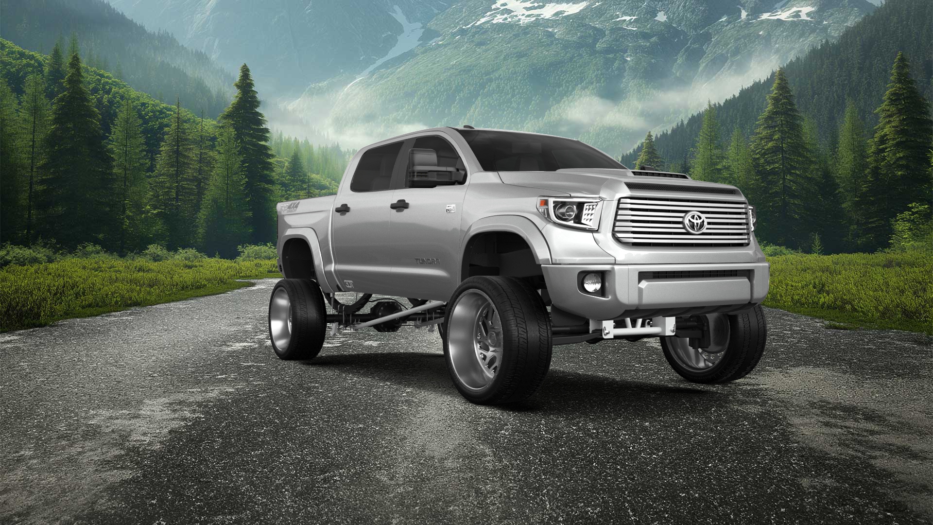 Toyota Tundra 4 Door pickup truck 2018 tuning