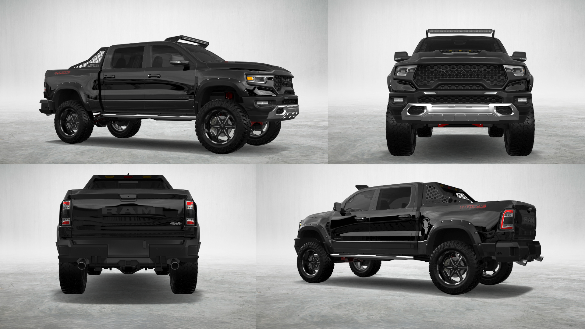 Dodge Ram 1500 TRX 4 Door pickup truck 2021