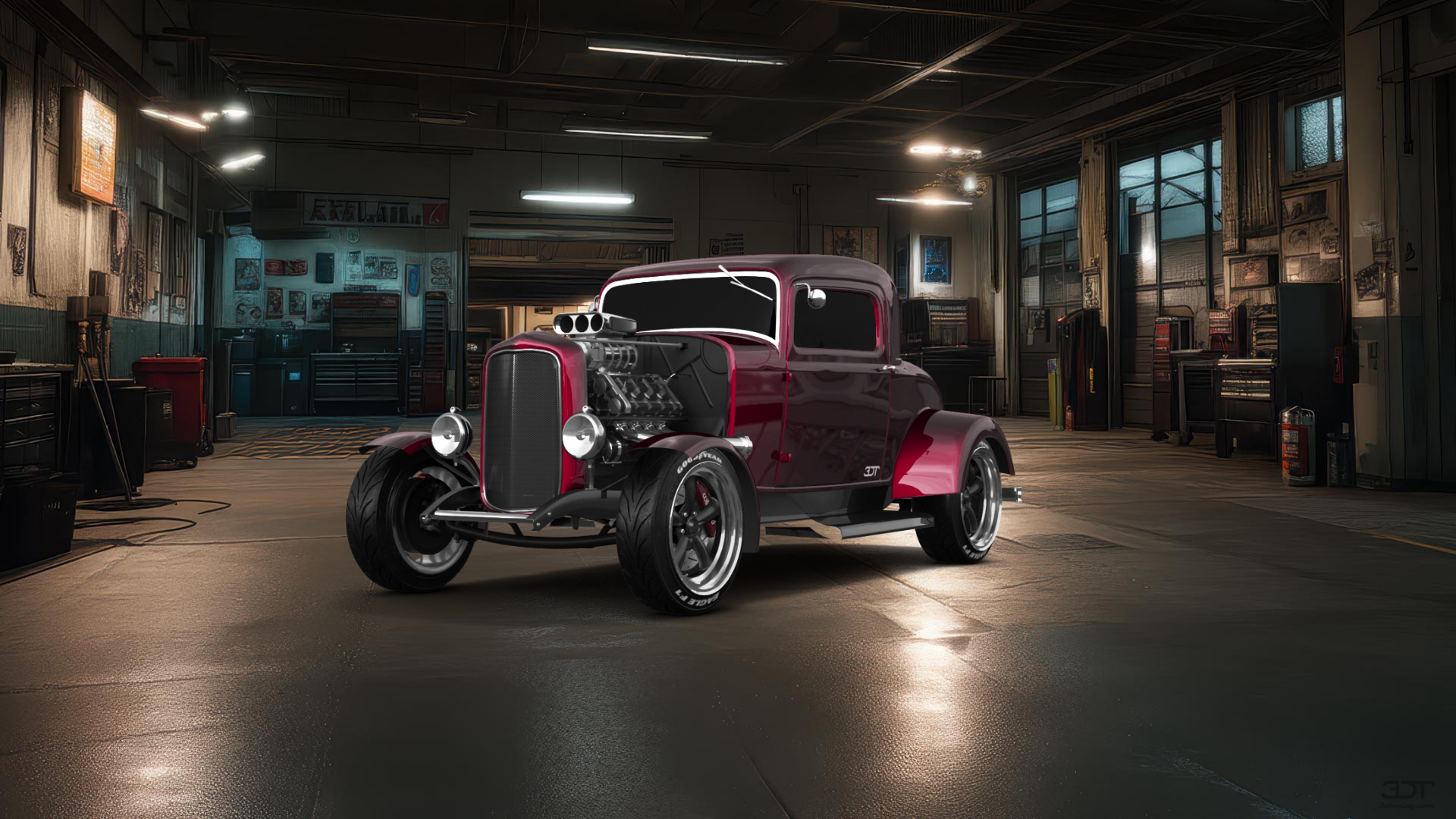 Ford Model B Deluxe 2 Door Coupe 1932 tuning