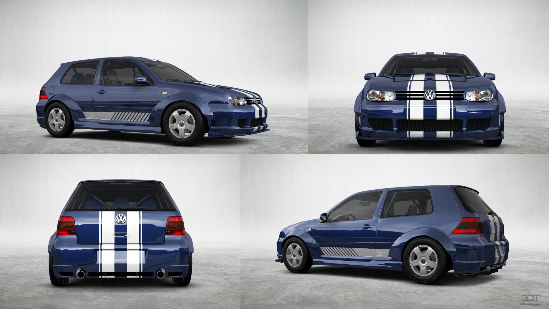 Volkswagen Golf 4 (mk4) 3 Door Hatchback 1997 tuning