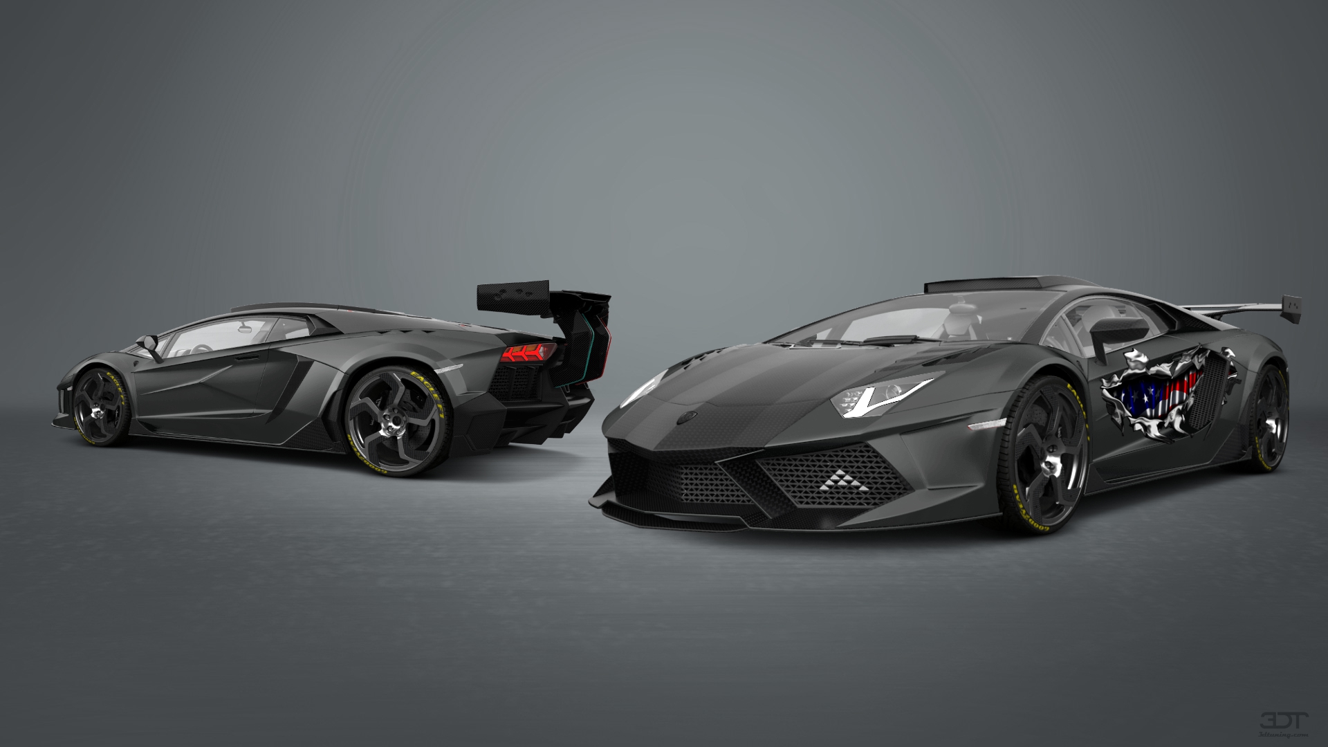 Lamborghini Aventador 2 Door Coupe 2012 tuning