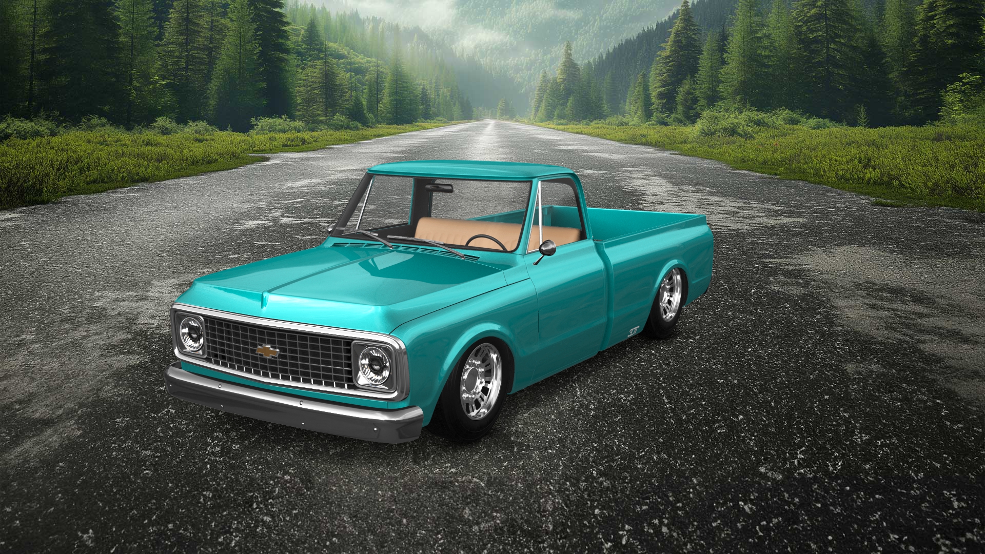 Chevrolet C-10 Cheyenne 2 Door pickup truck 1972 tuning