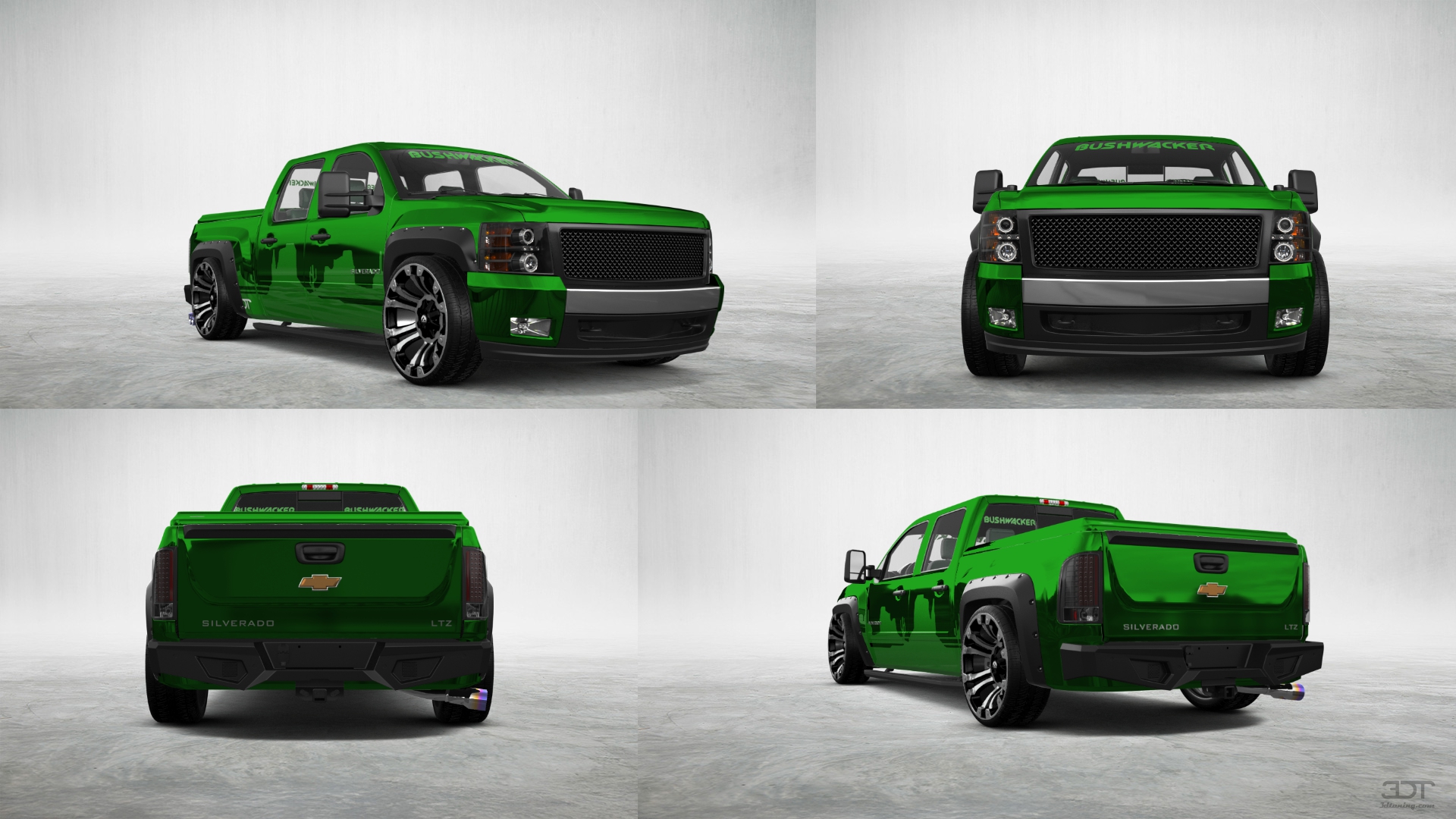 Chevrolet Silverado 1500 Crew Cab 4 Door pickup truck 2007 tuning